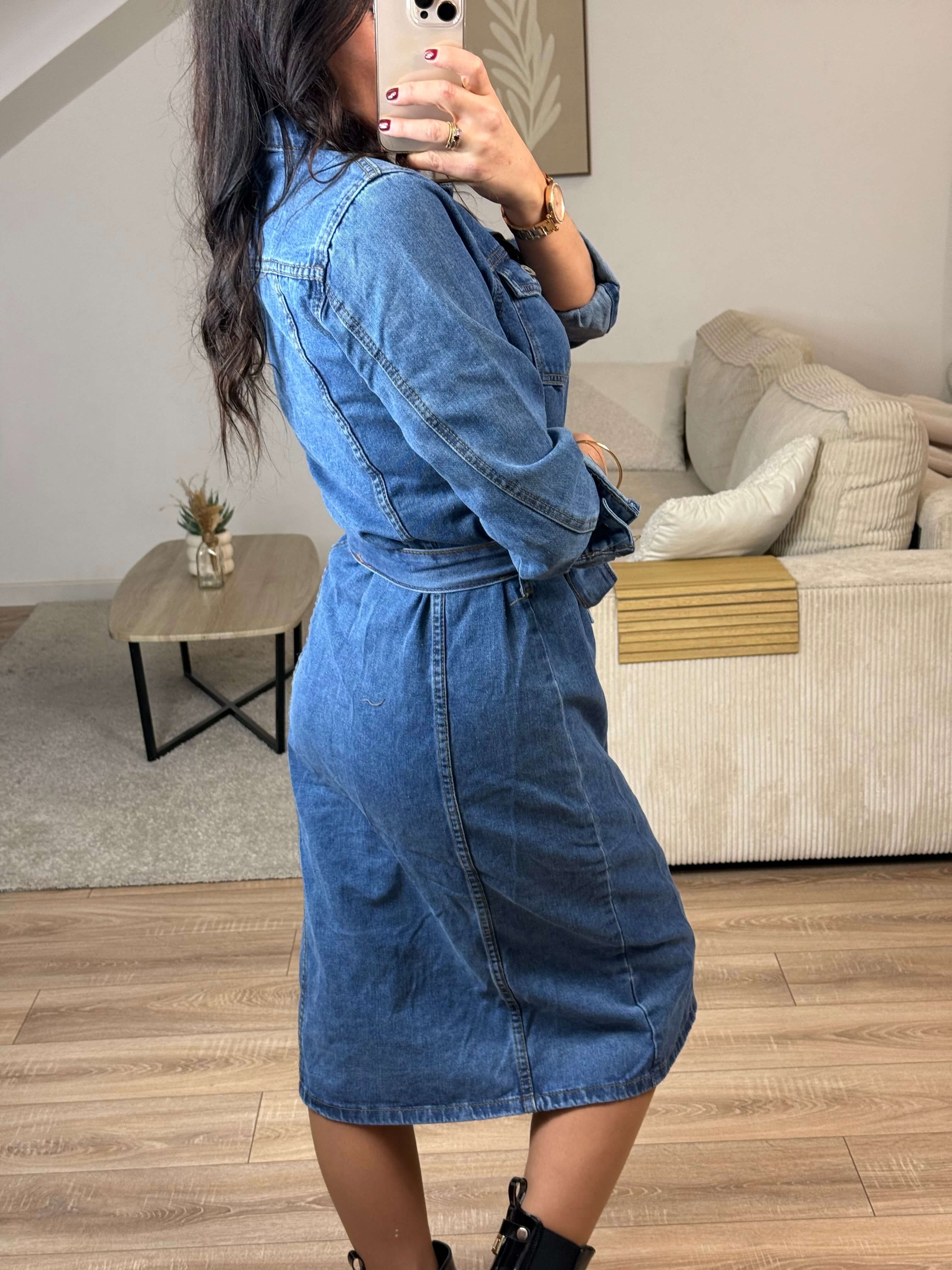 Robe en jeans