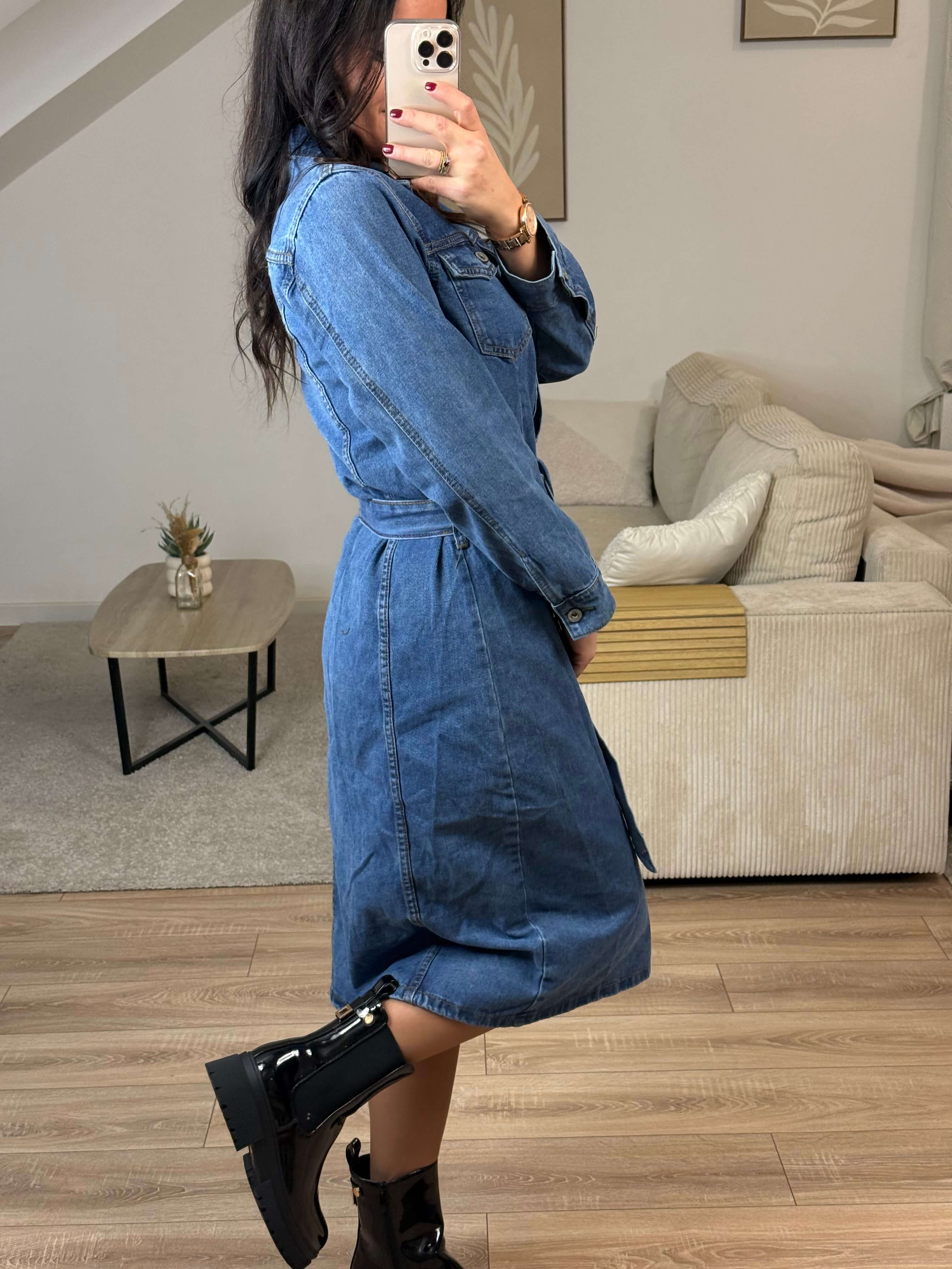 Robe en jeans