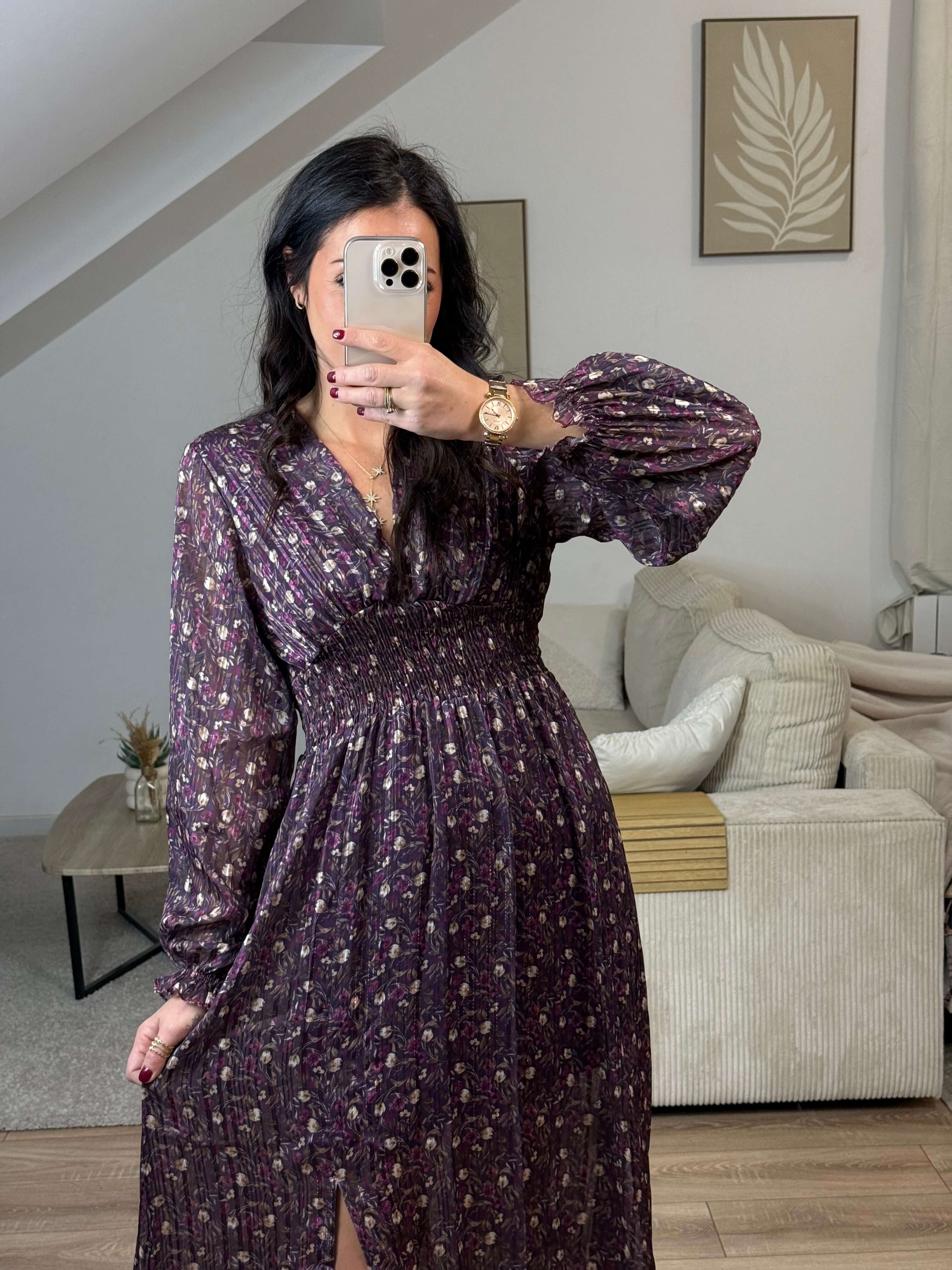 Robe longue - Violette
