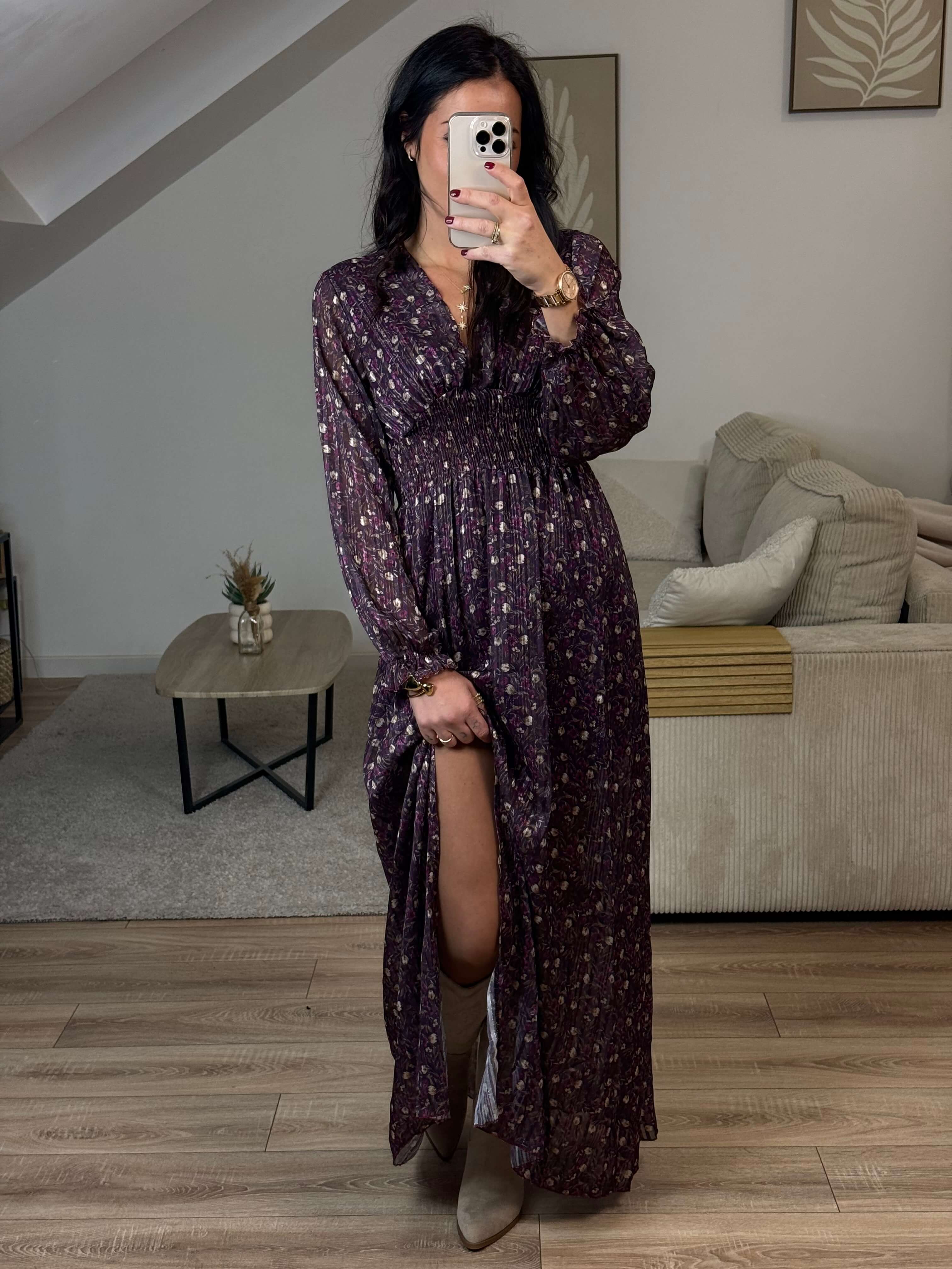 Robe longue - Violette