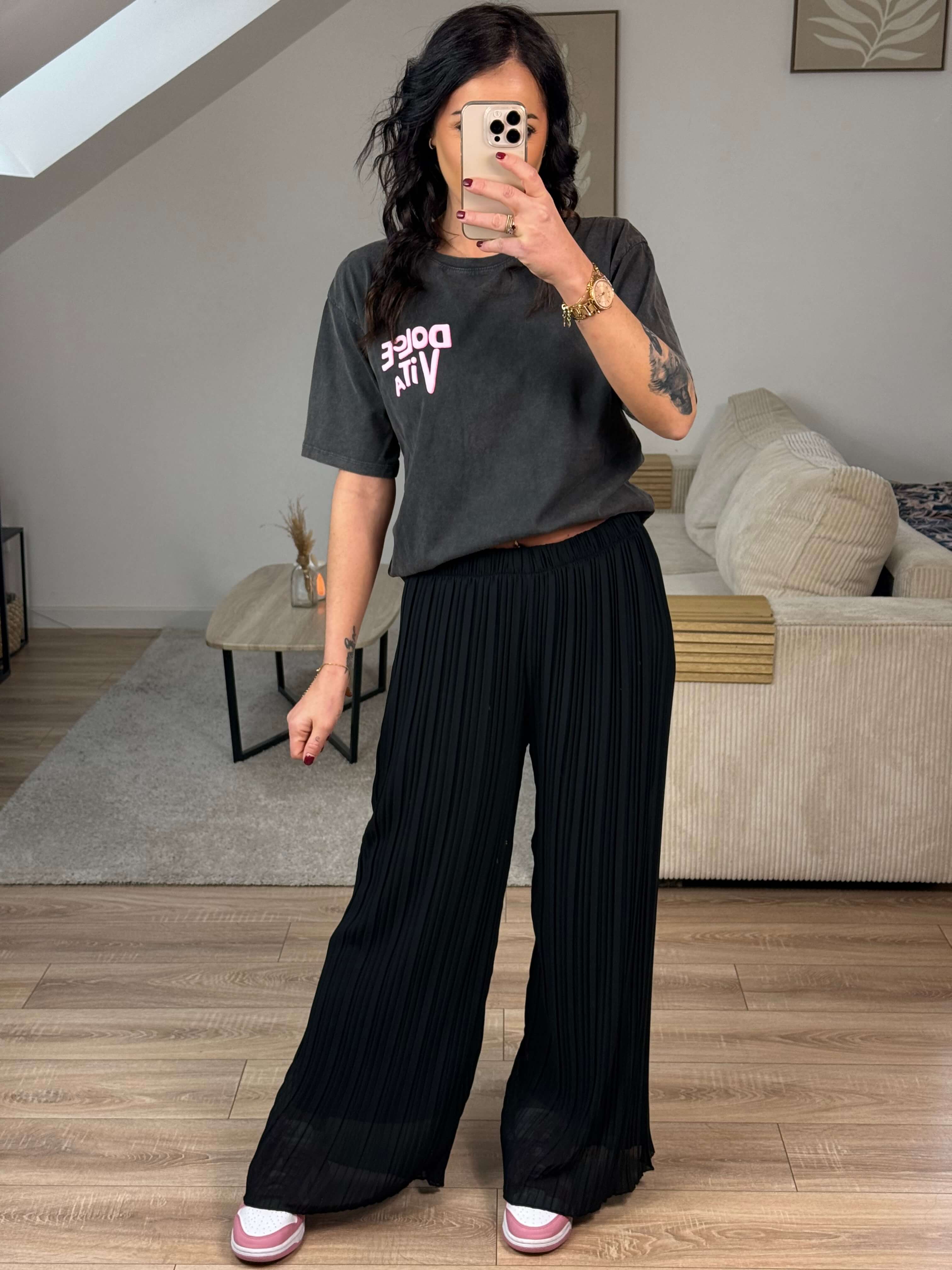 Pantalon plissé - Heather
