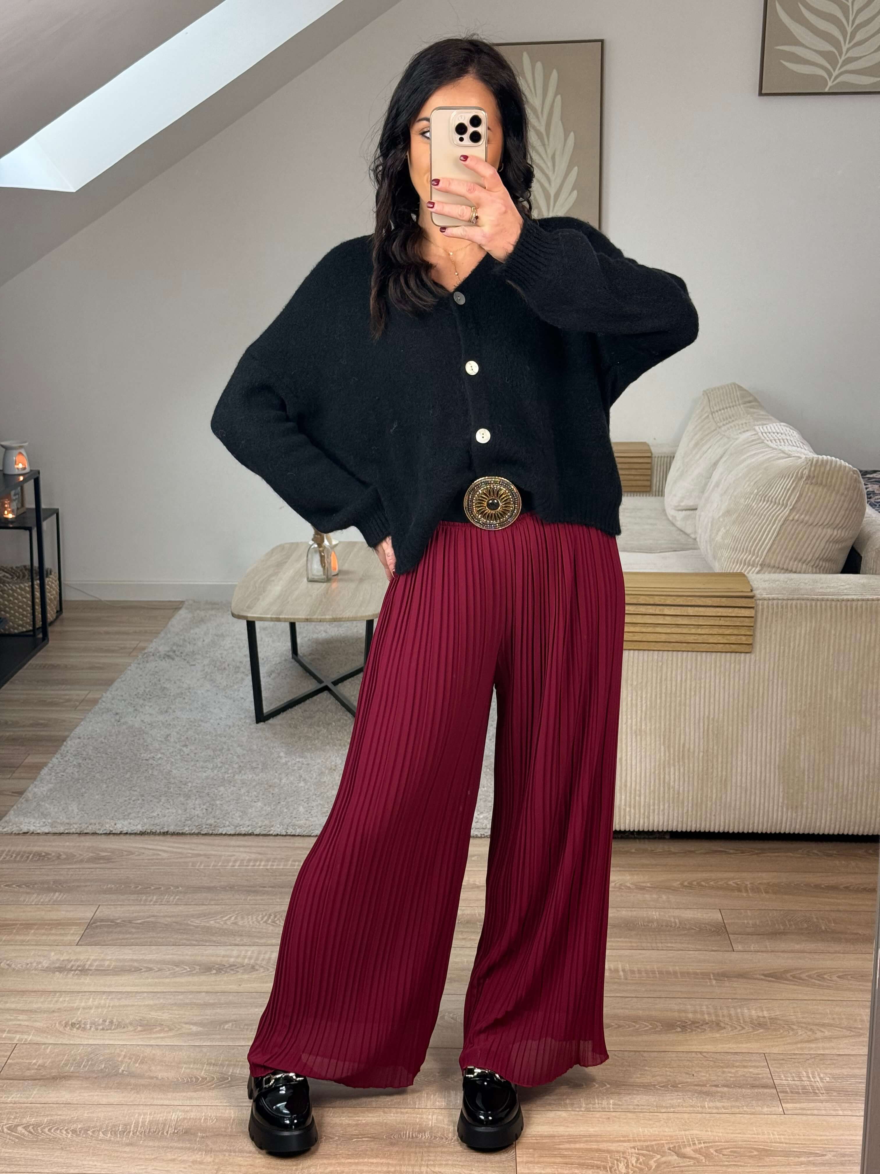 Pantalon plissé - Heather