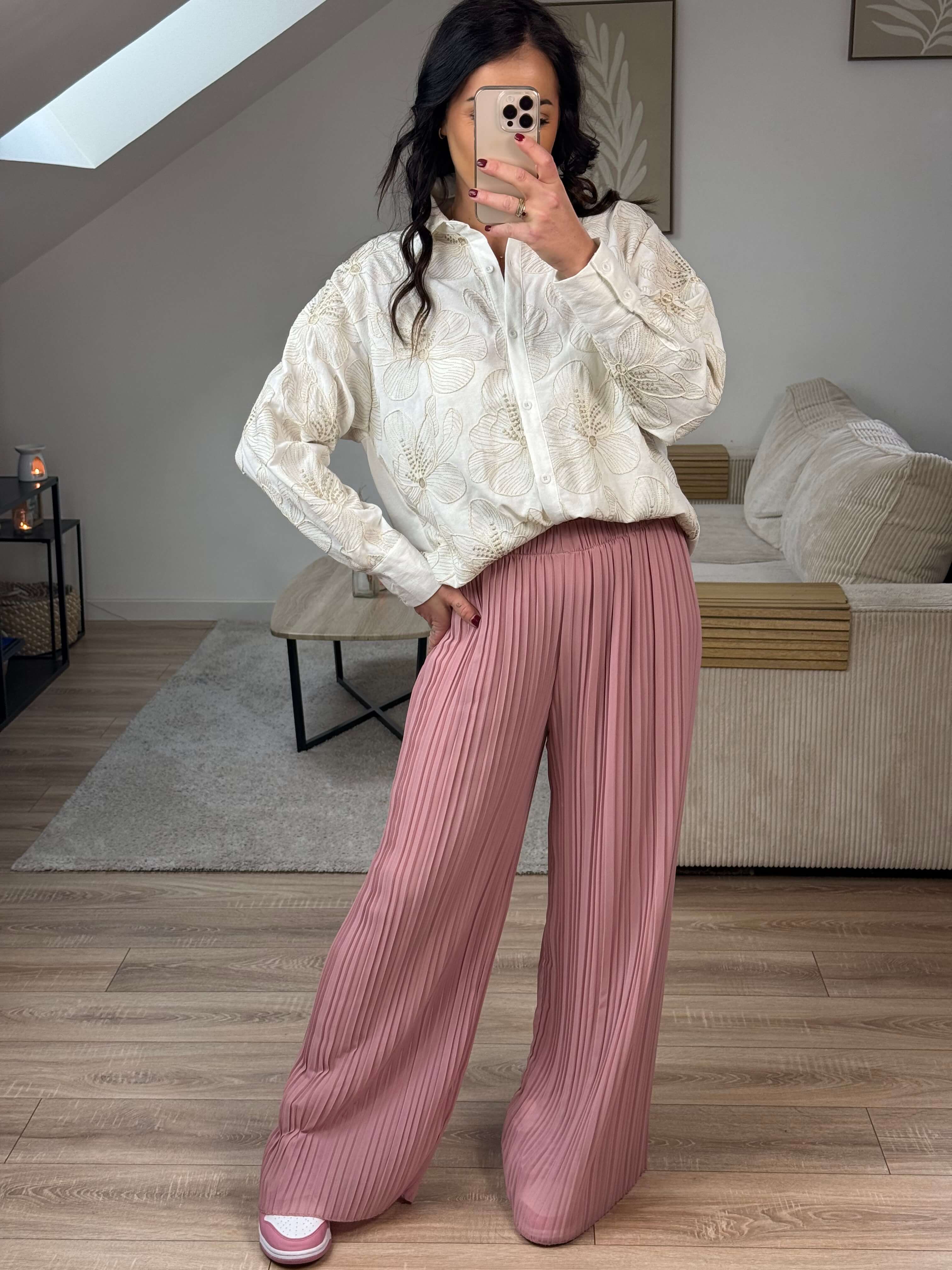 Pantalon plissé - Heather