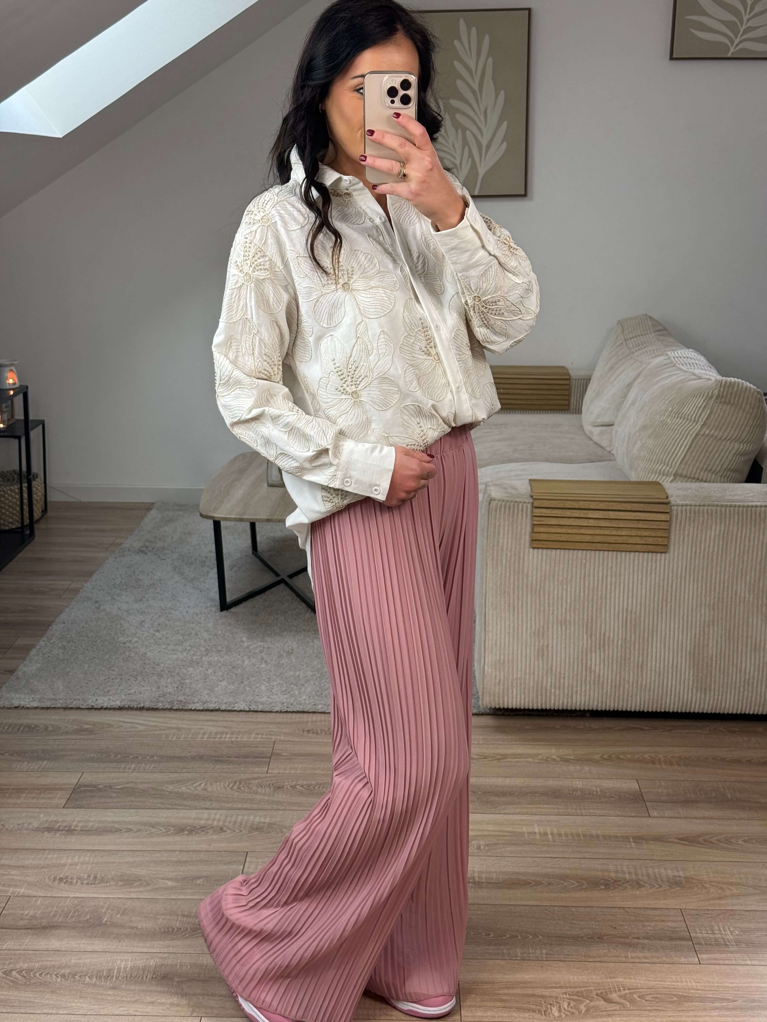 Pantalon plissé - Heather