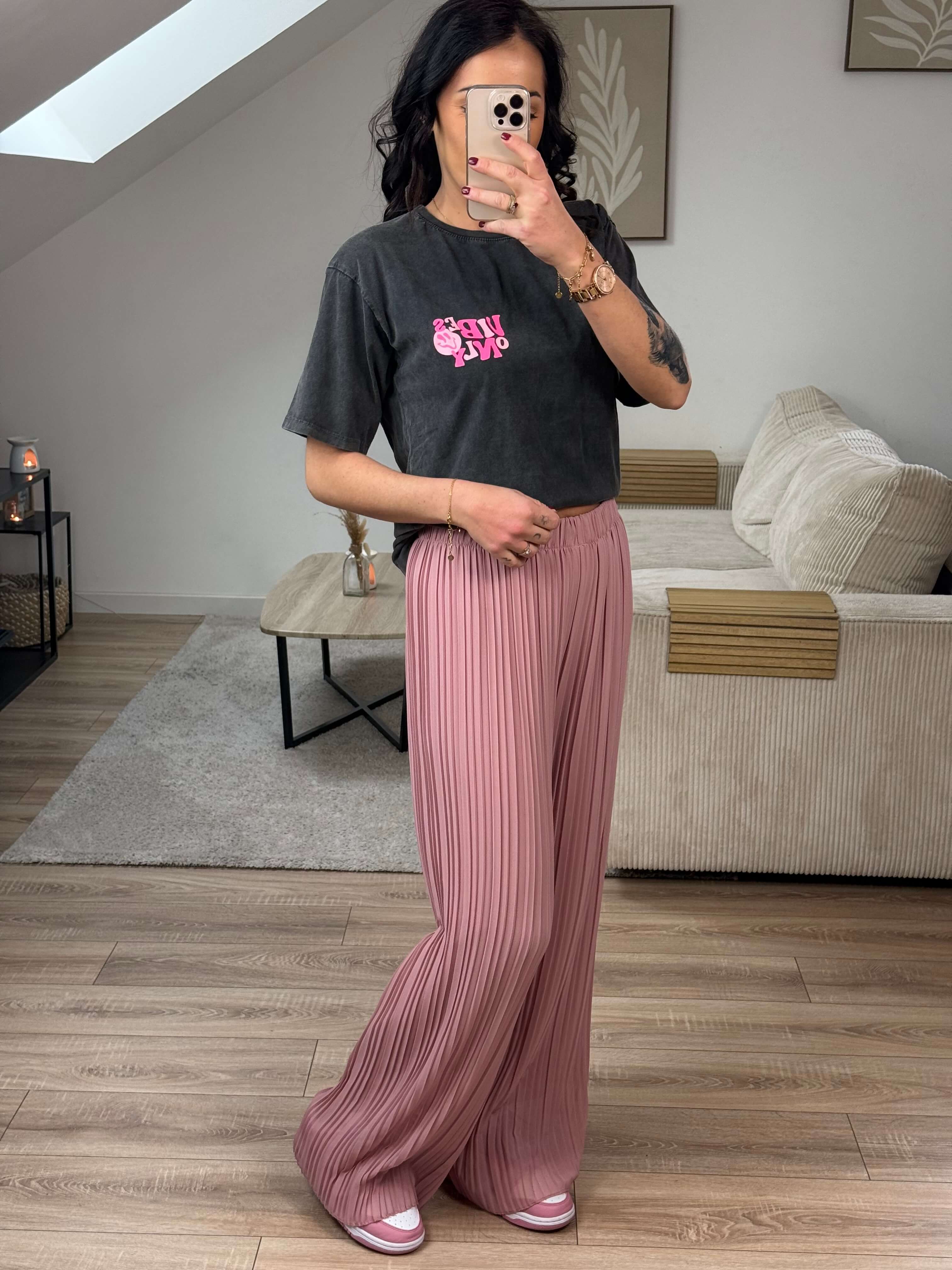 Pantalon plissé - Heather