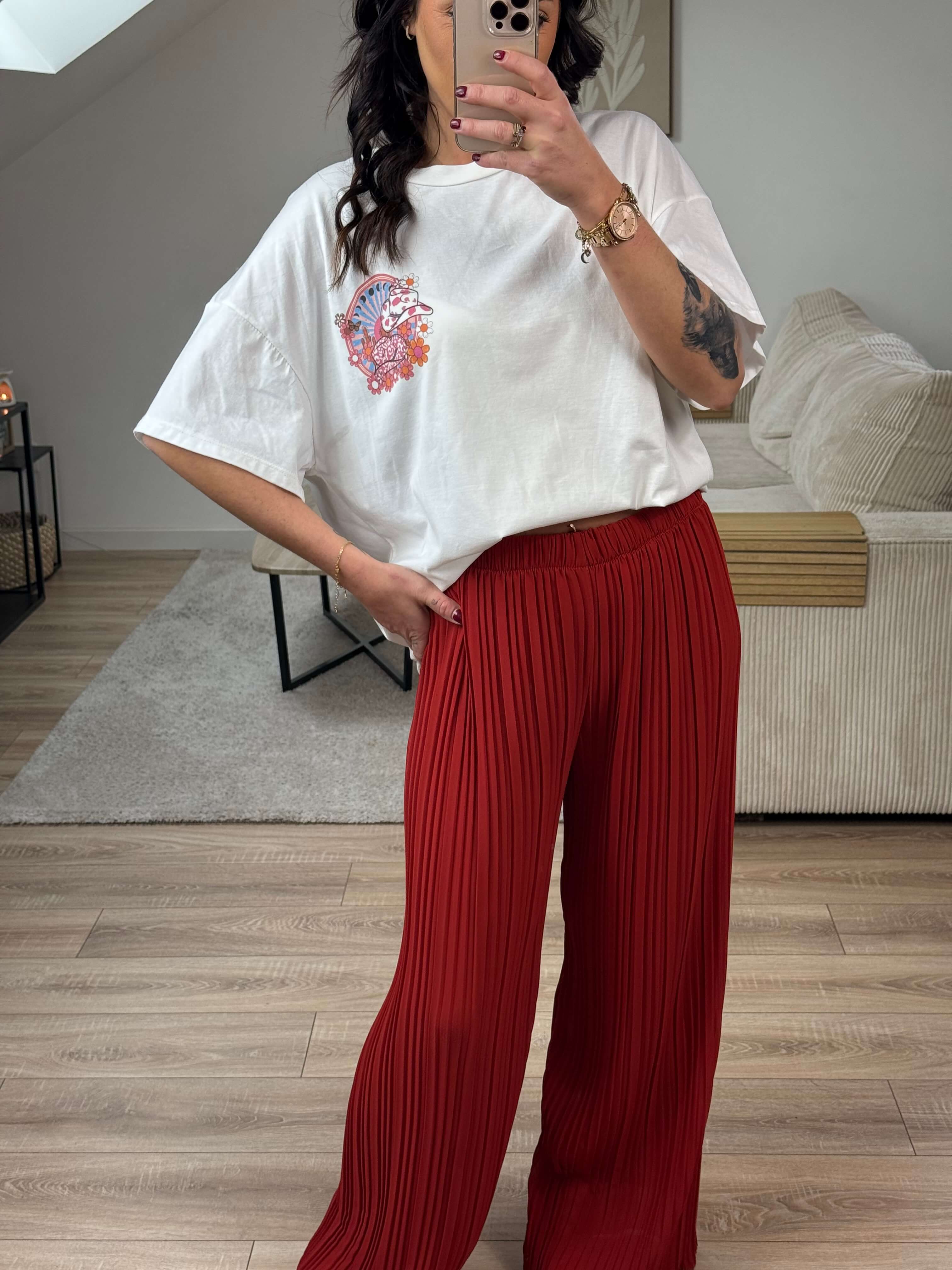 Pantalon plissé - Heather