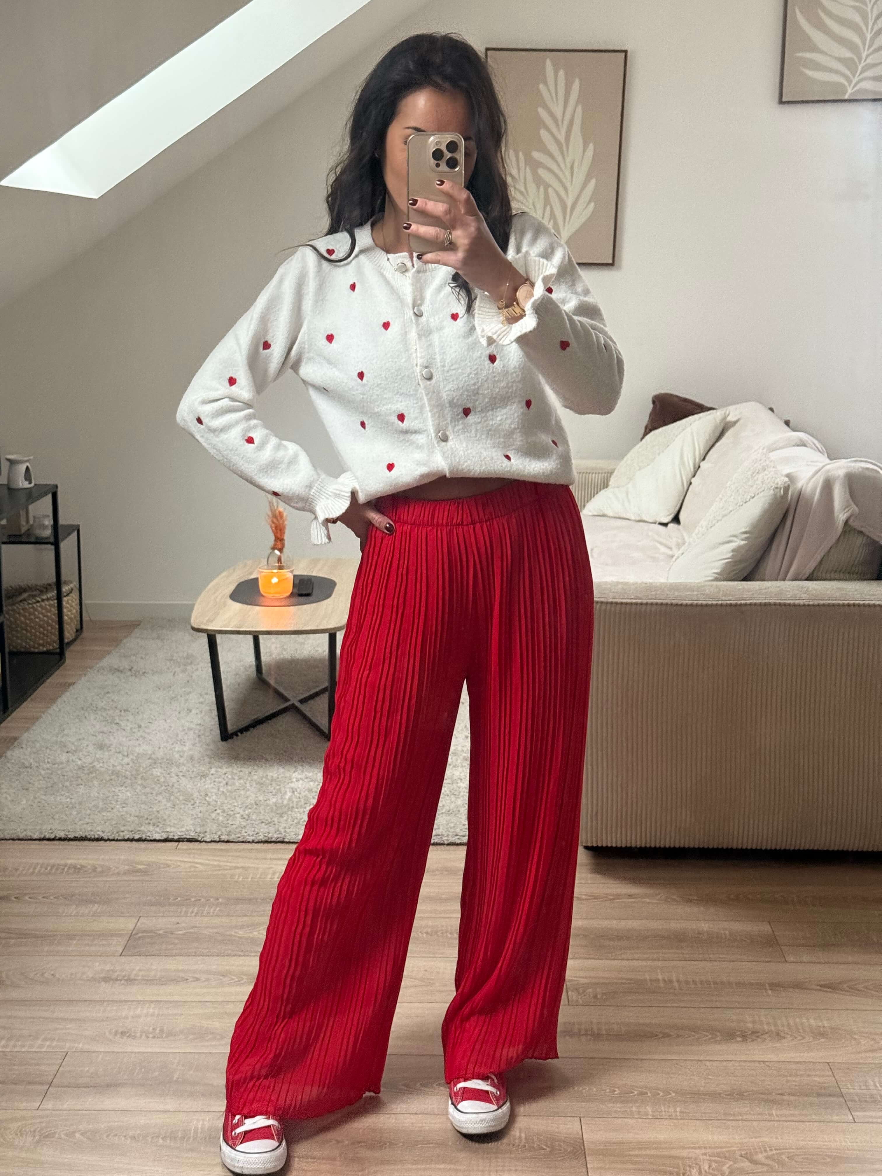 Pantalon plissé - Heather