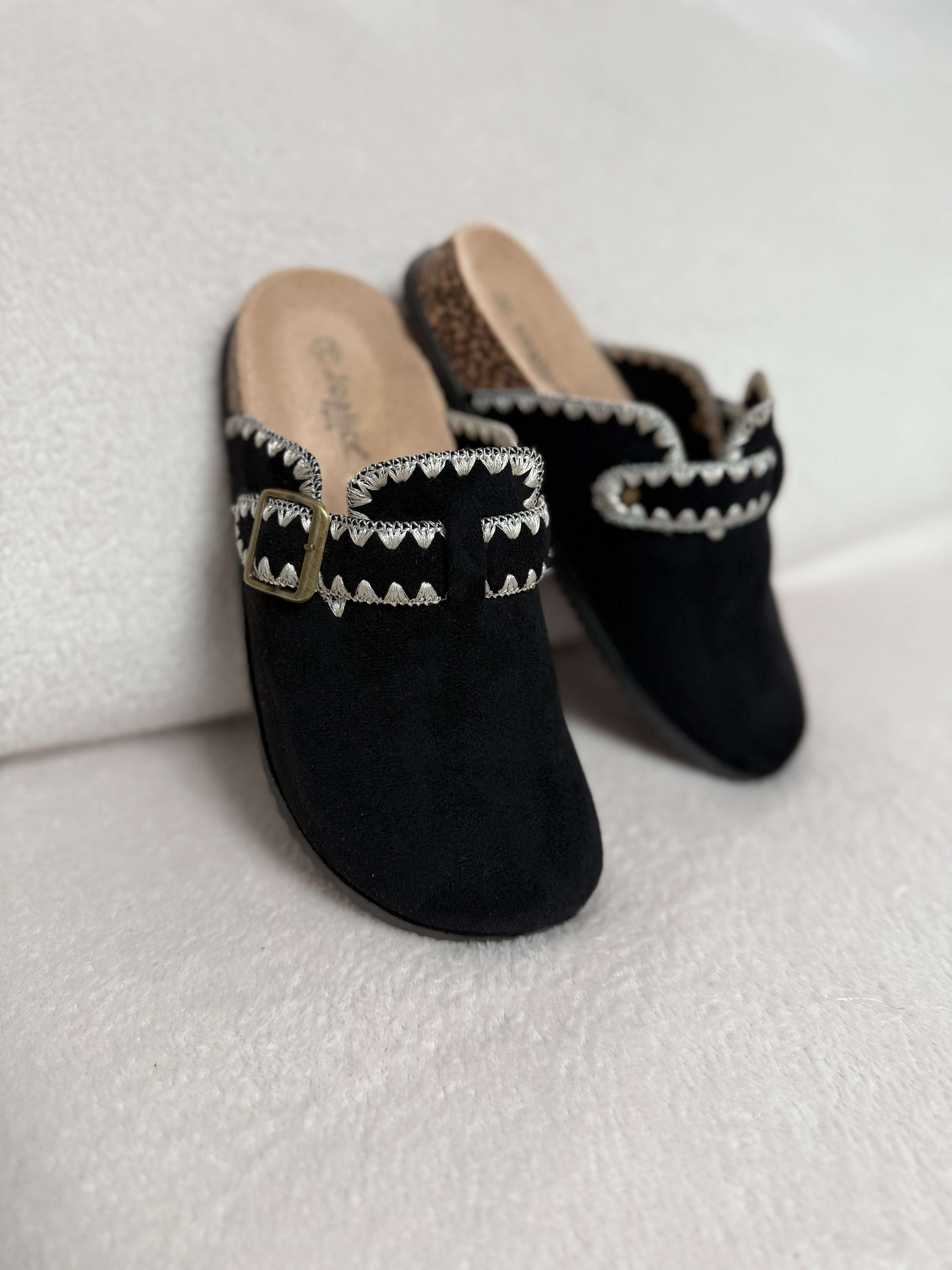 Mules brodé