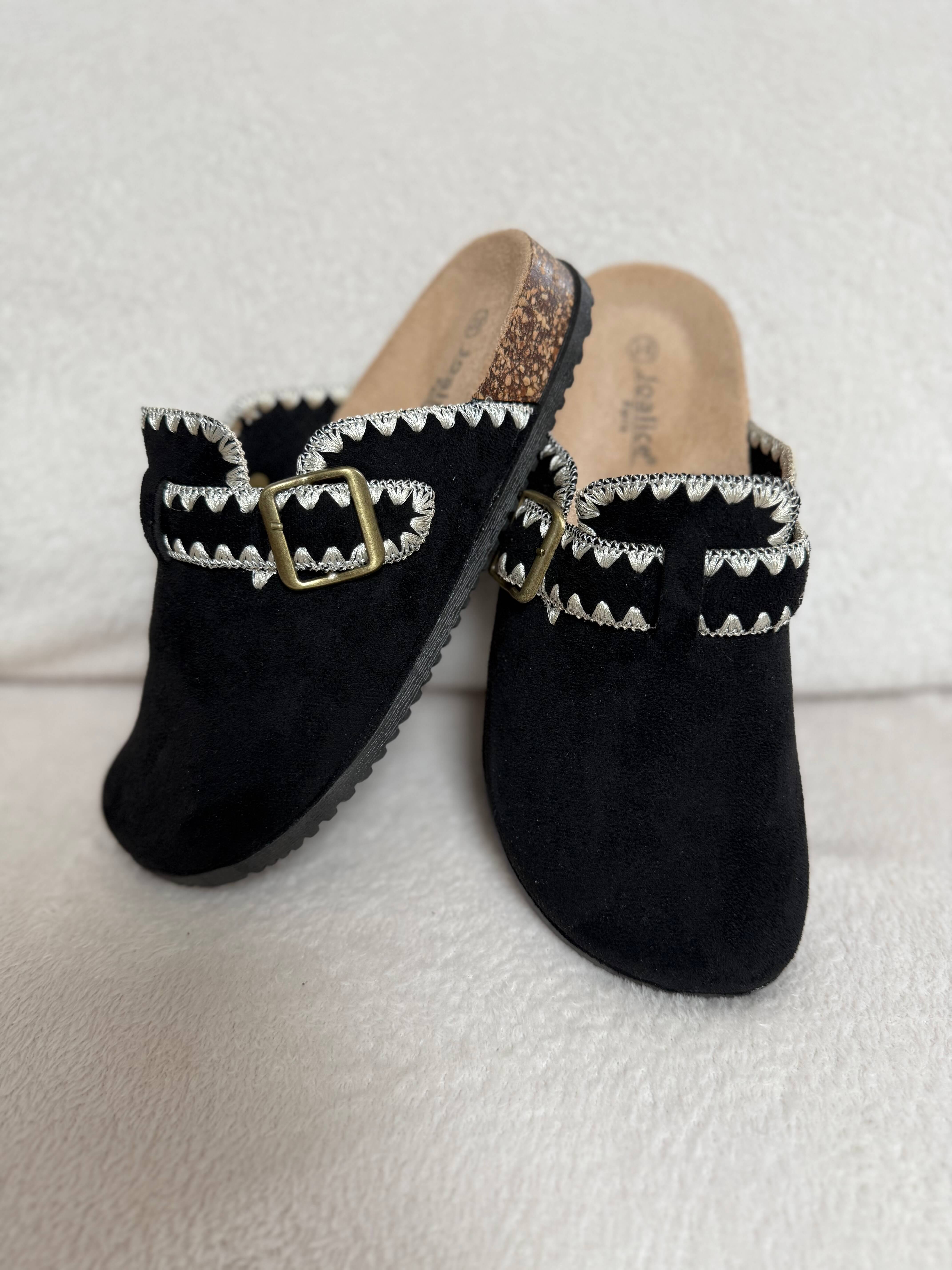 Mules brodé