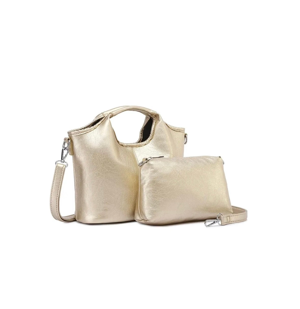 Sac à mains / bandoulière doré