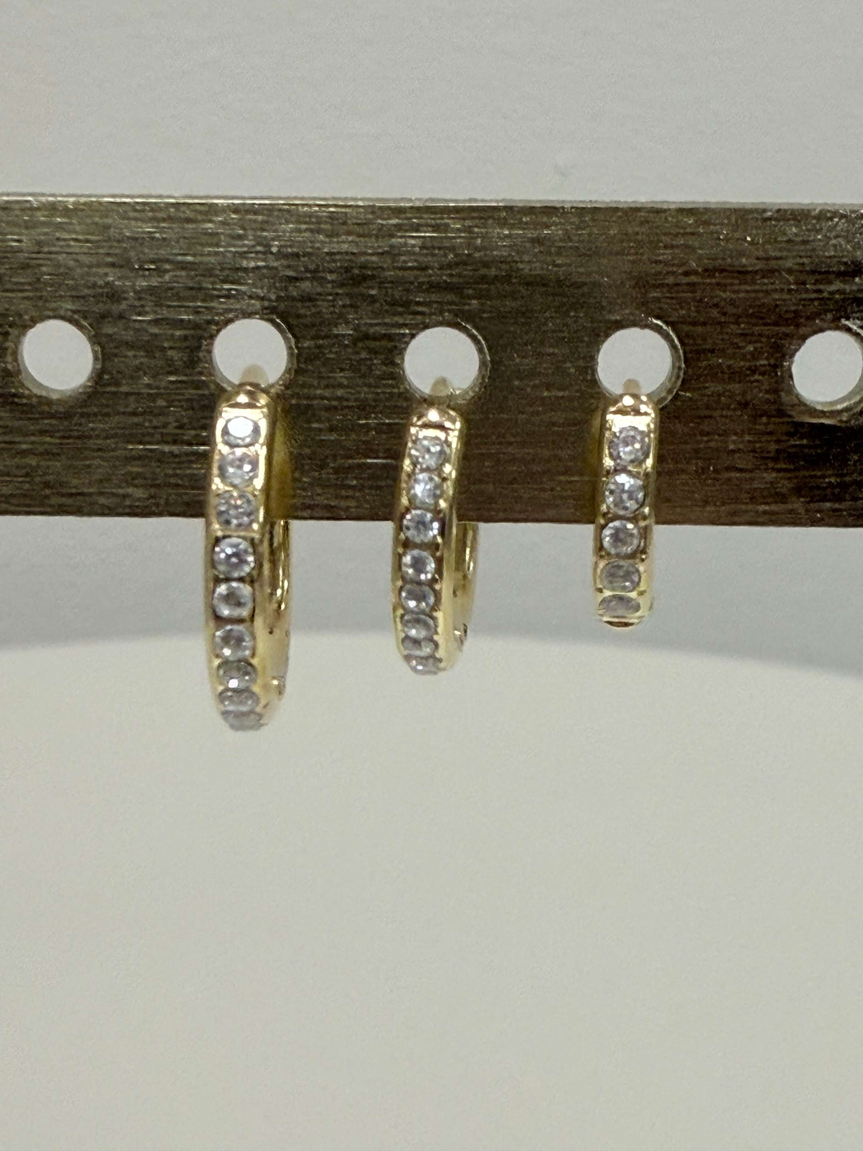 3 paires Boucles d’oreilles