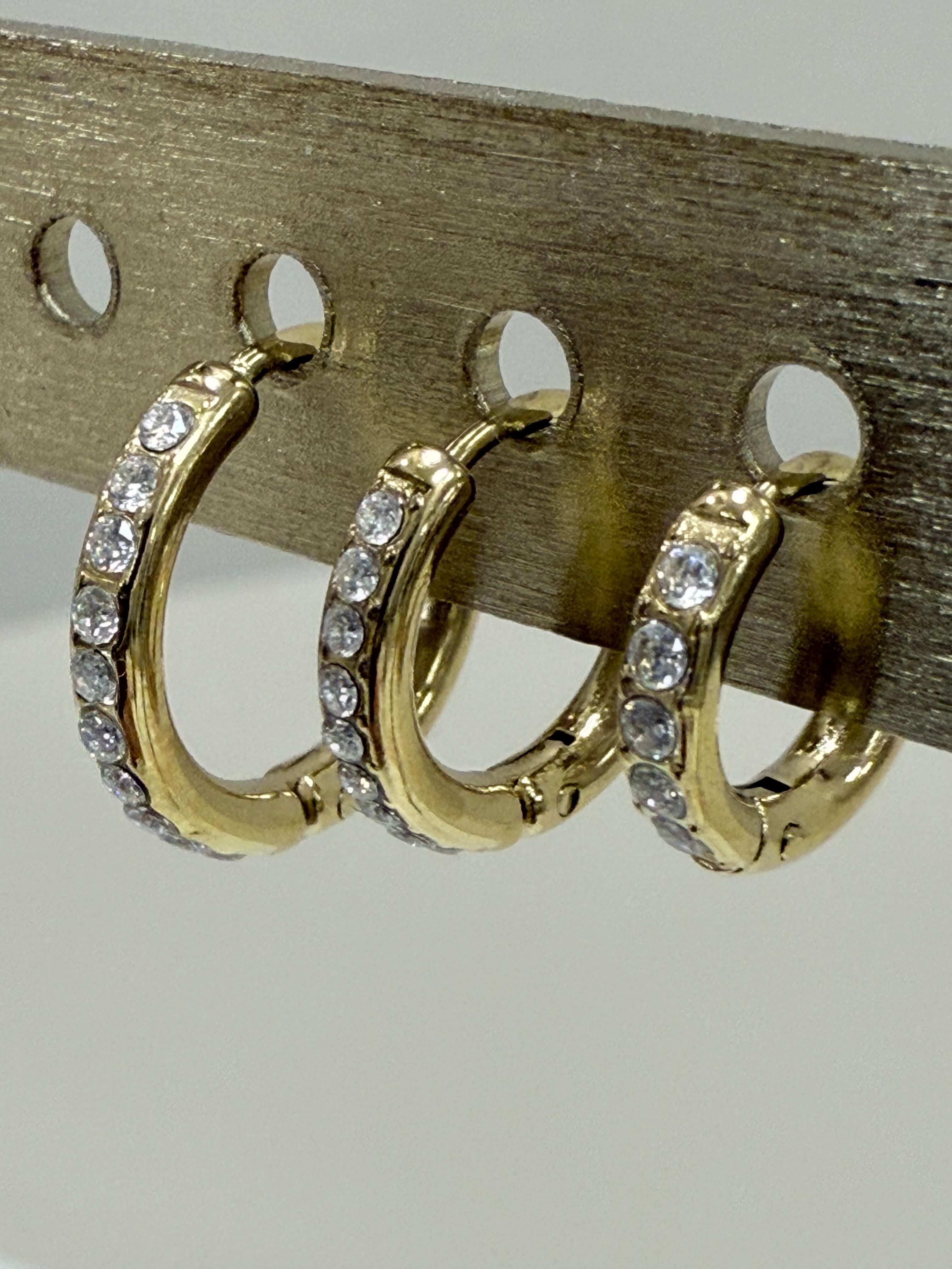 3 paires Boucles d’oreilles