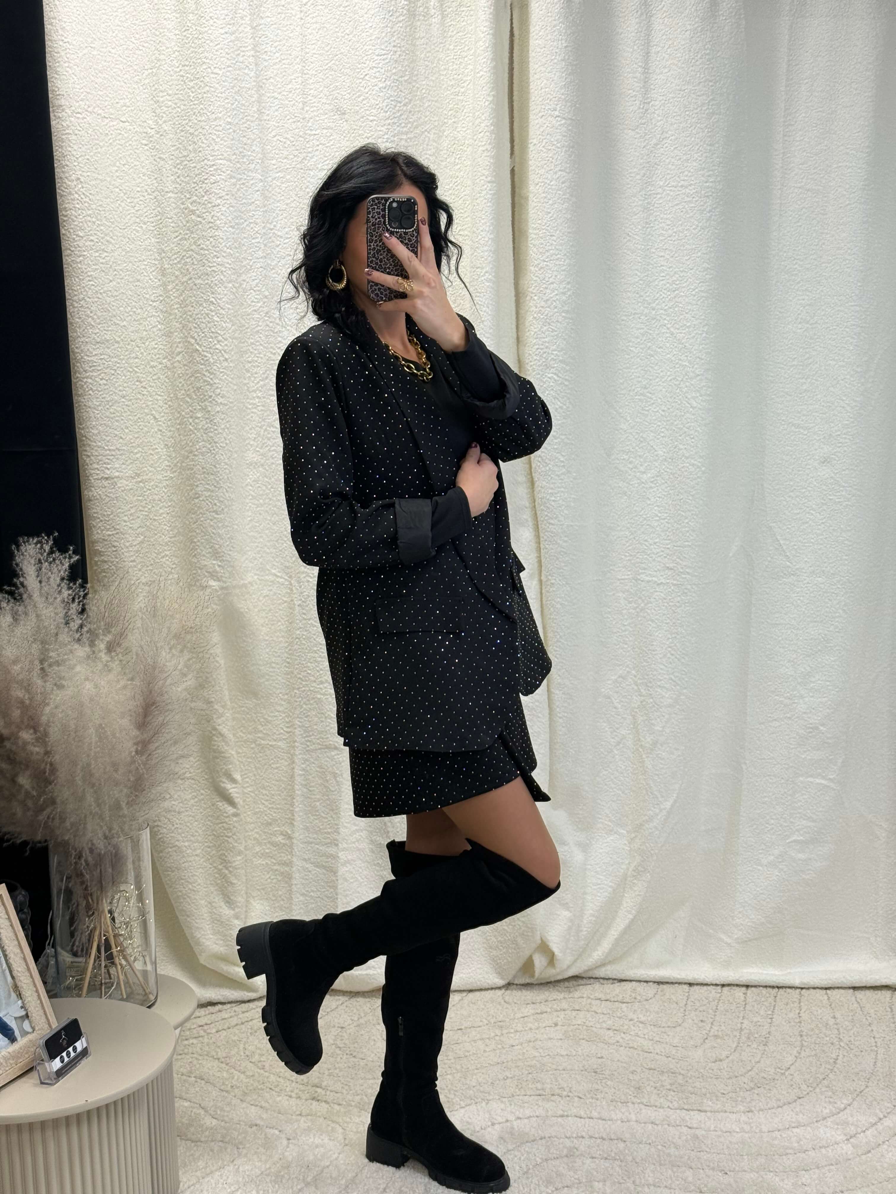 BLAZER À STRASS - Emy