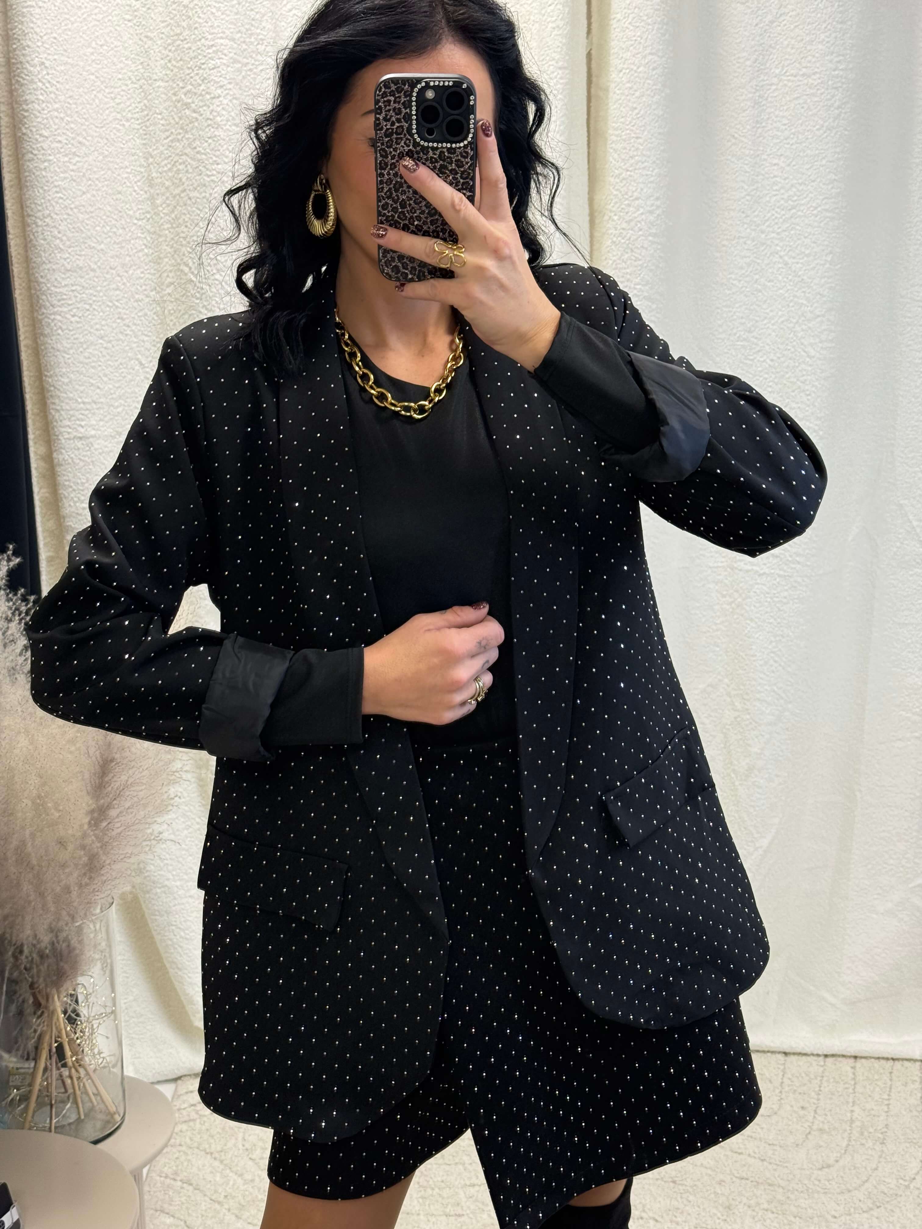 BLAZER À STRASS - Emy