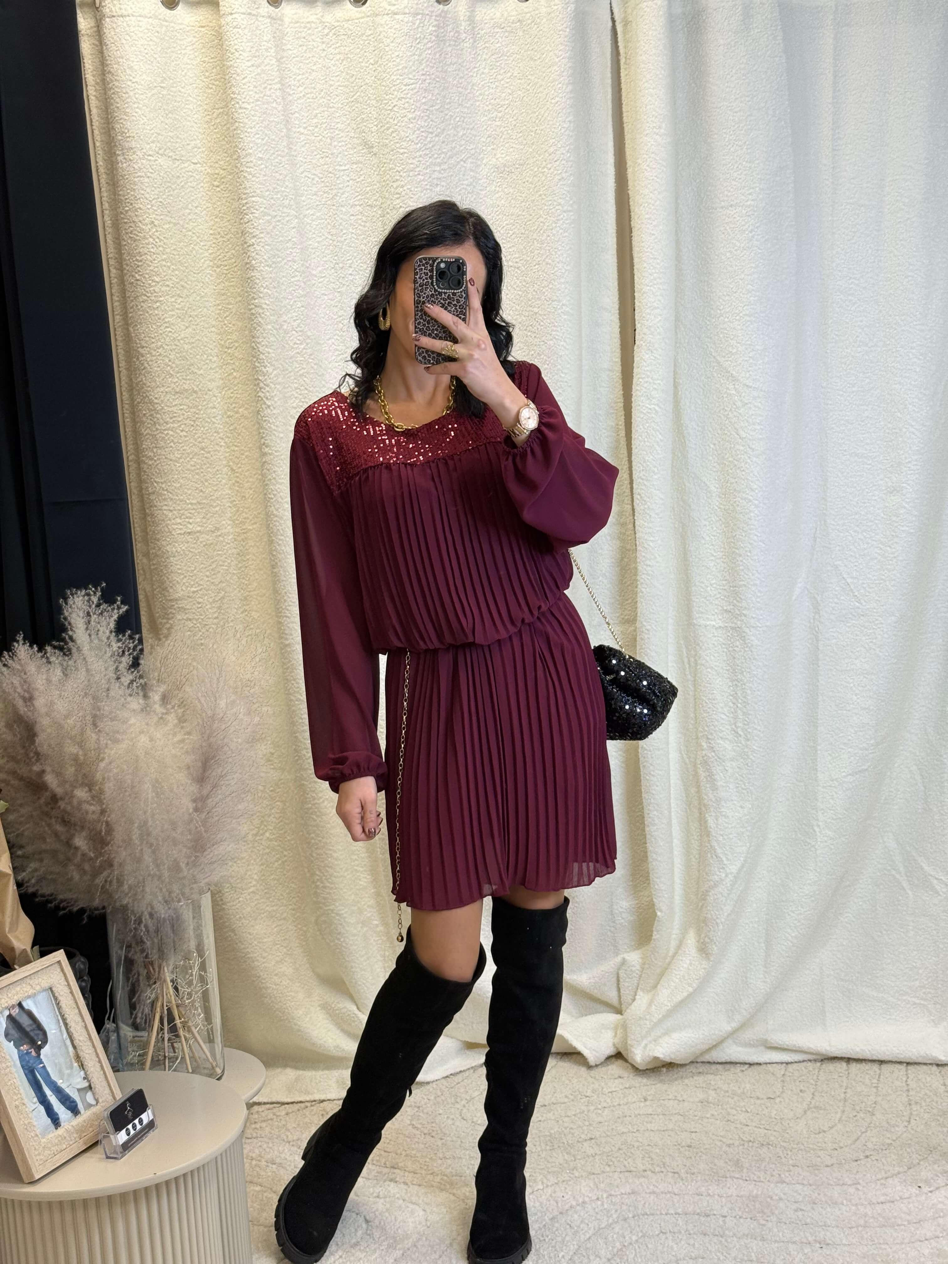 Robe plissé - Soline