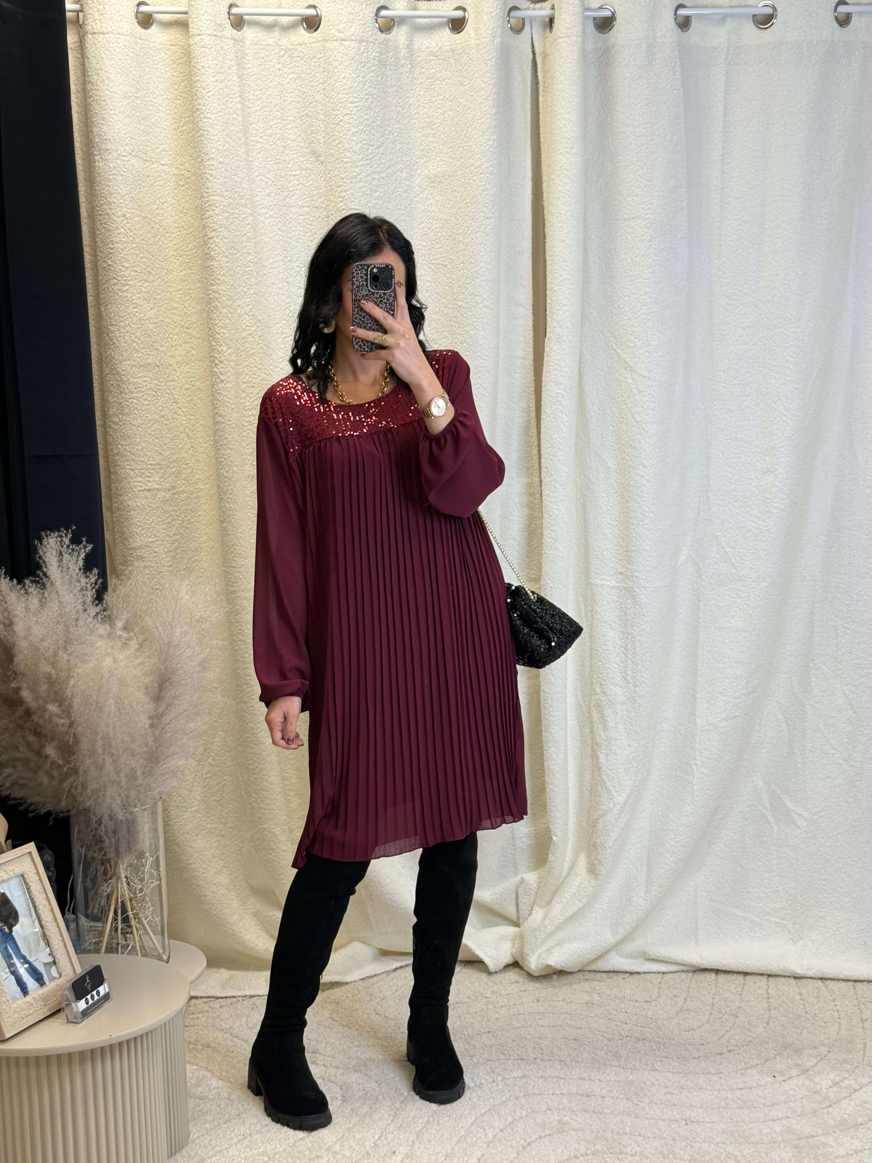 Robe plissé - Soline