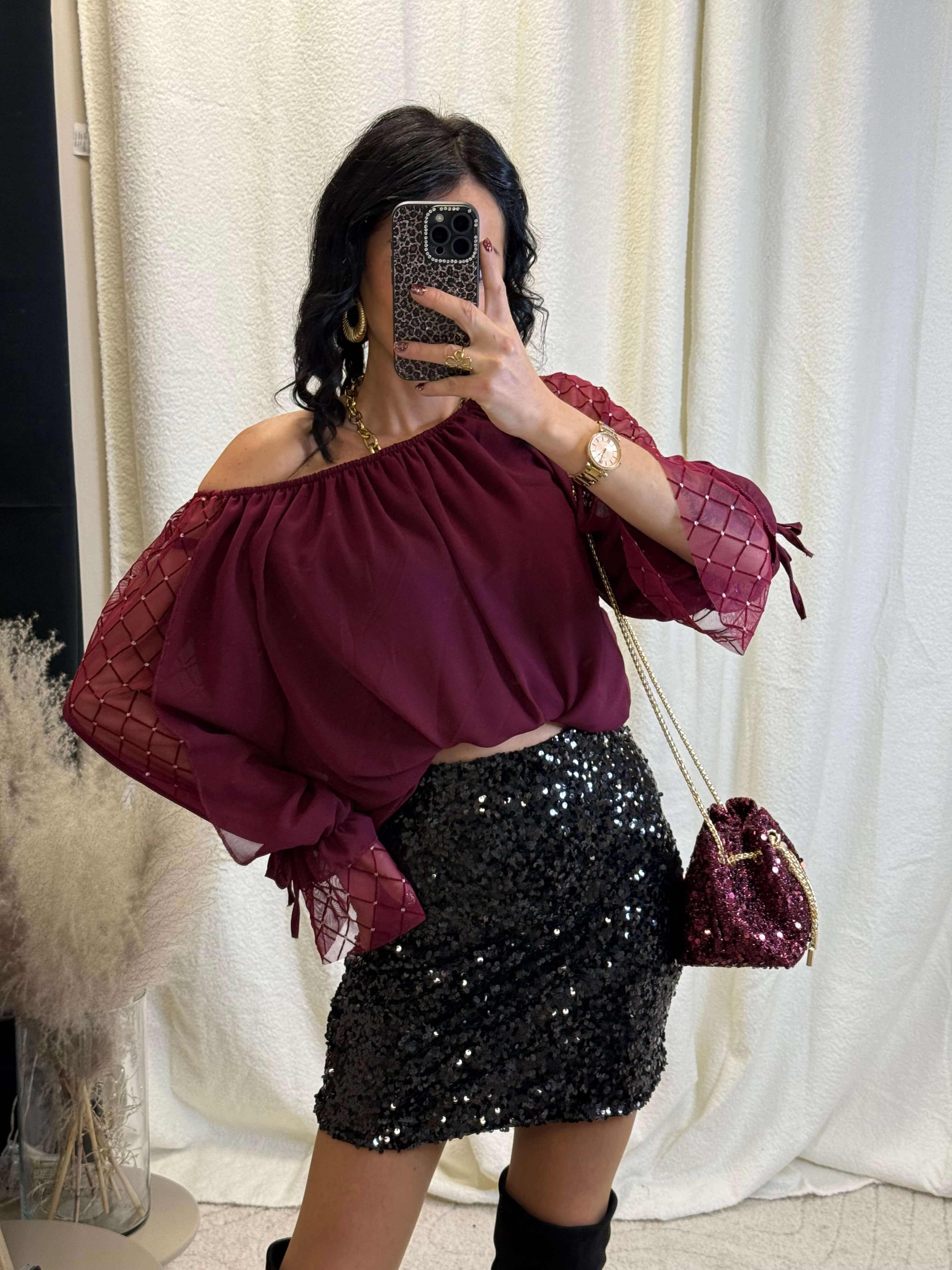 Top à strass - Eloïse