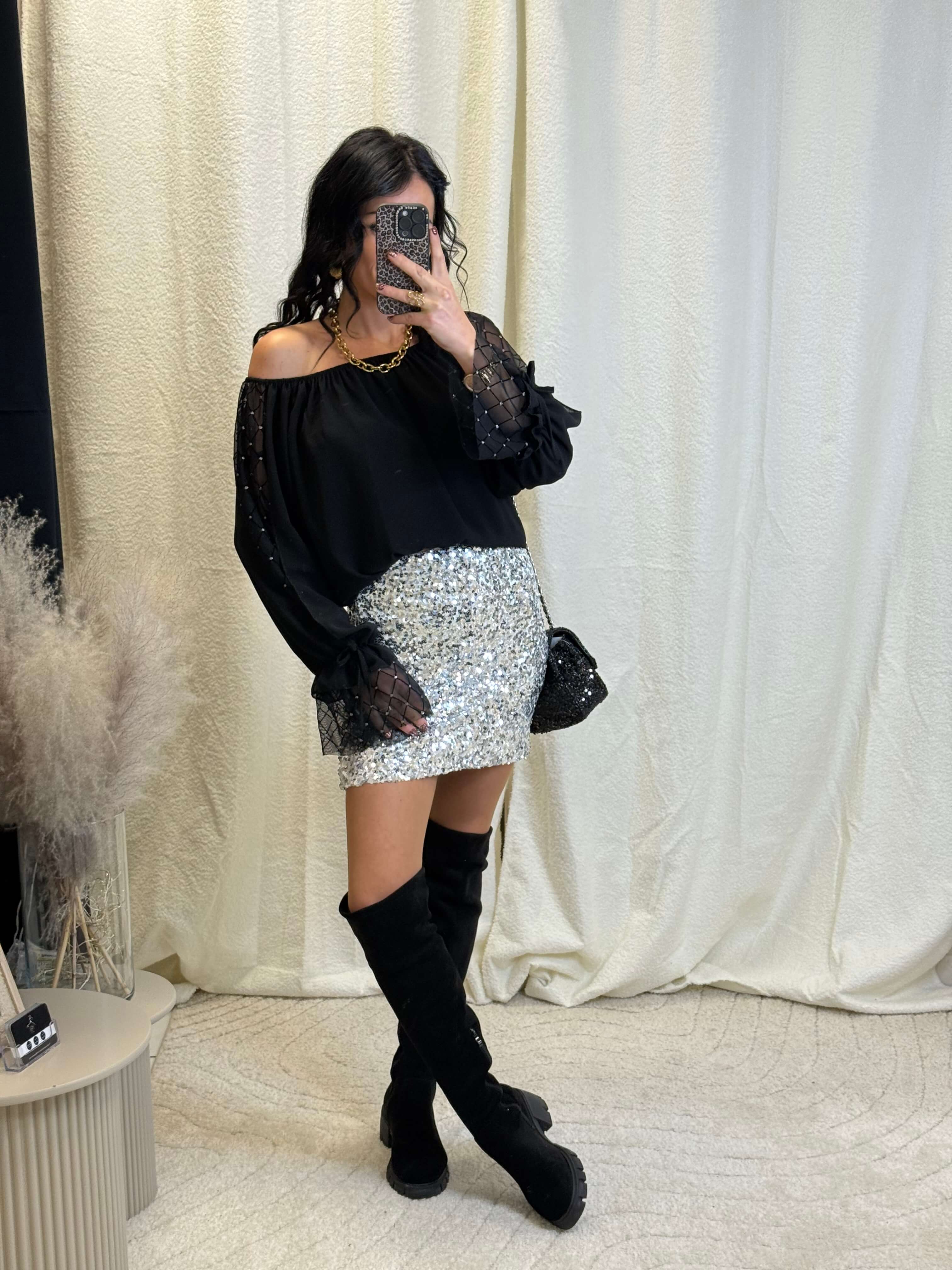 Top à strass - Eloïse