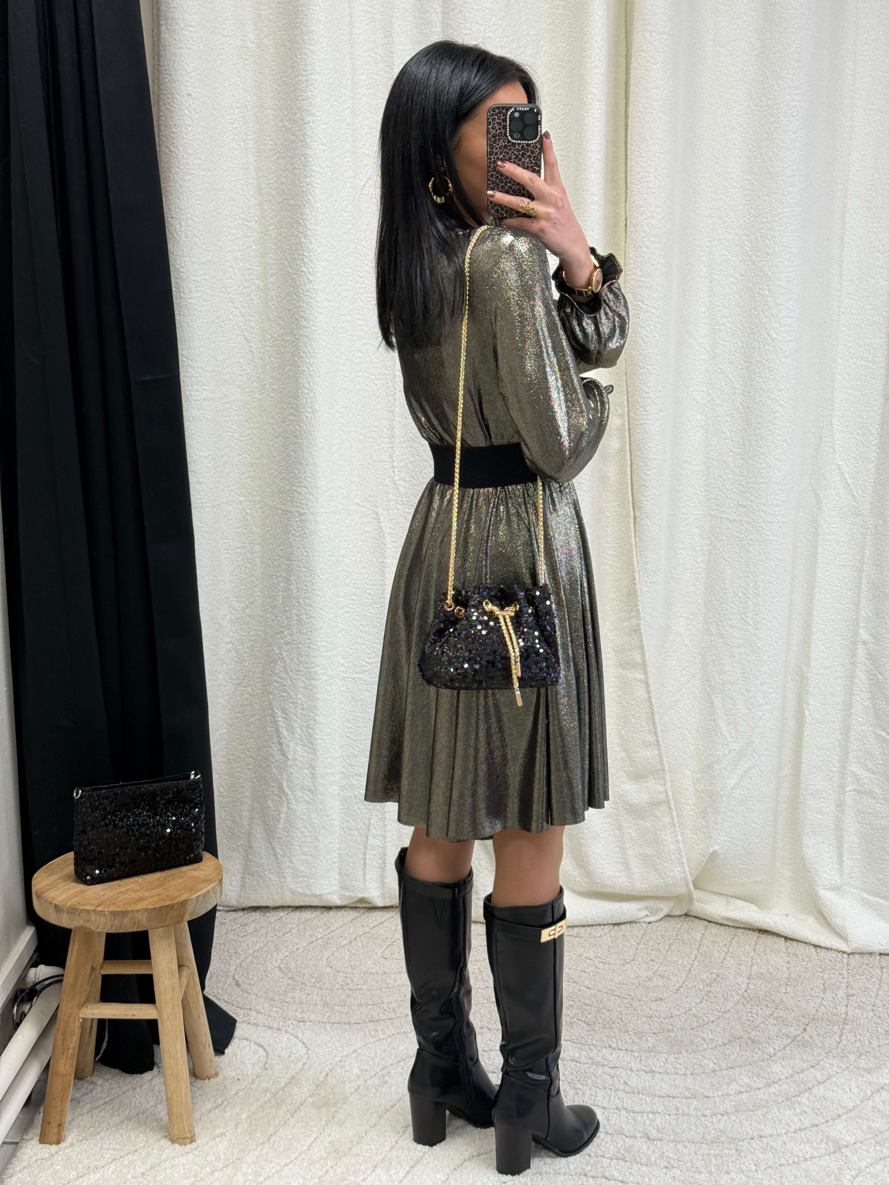 Robe Métallisé - Lorena