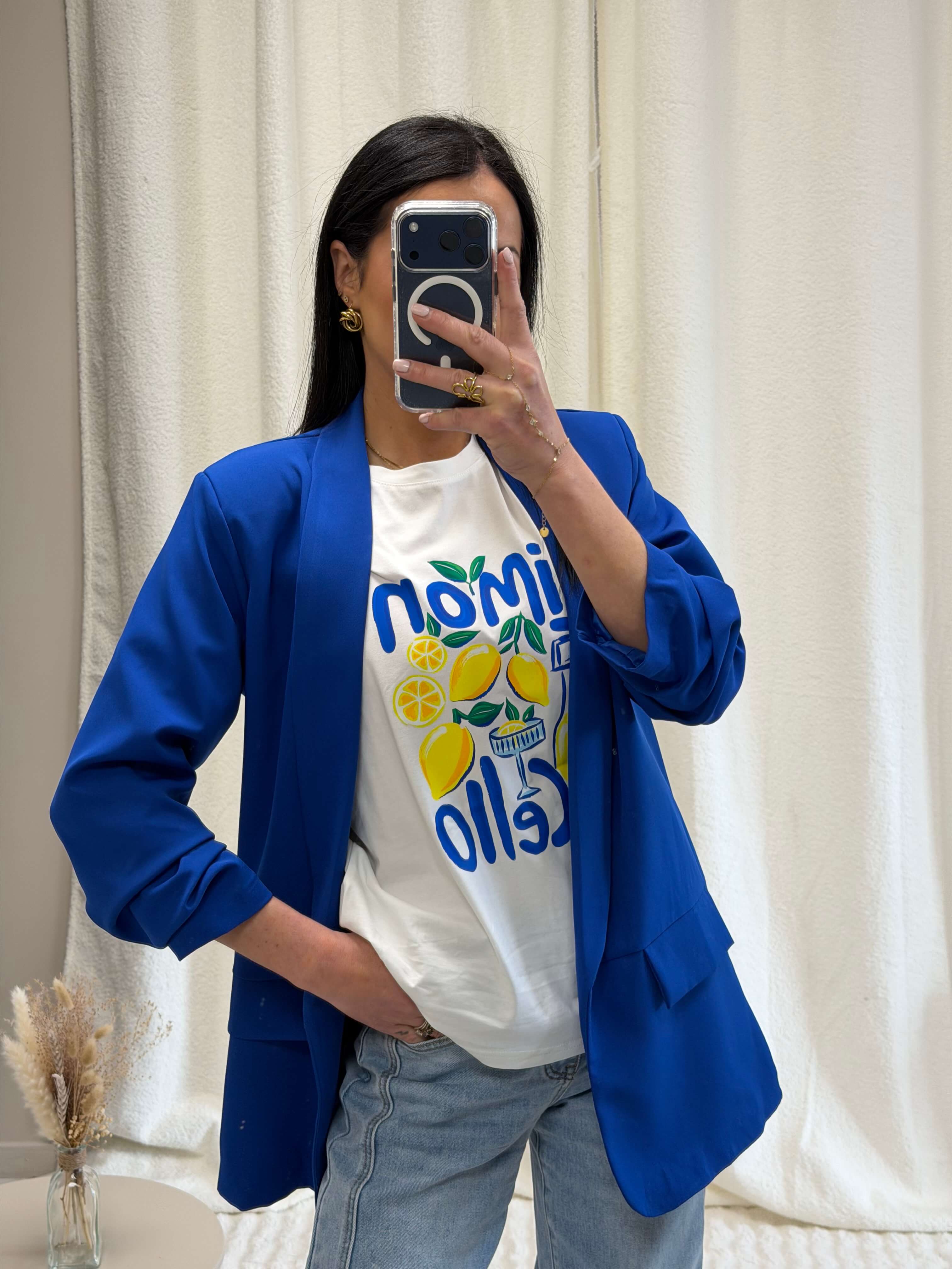 Blazer manches retroussées - Sienna