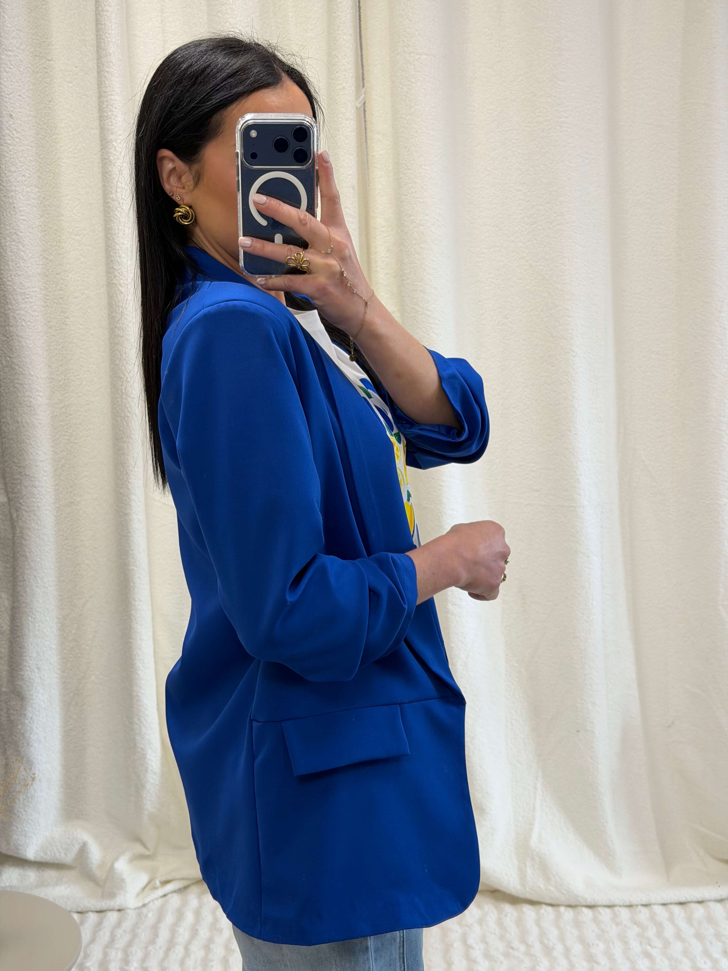 Blazer manches retroussées - Sienna