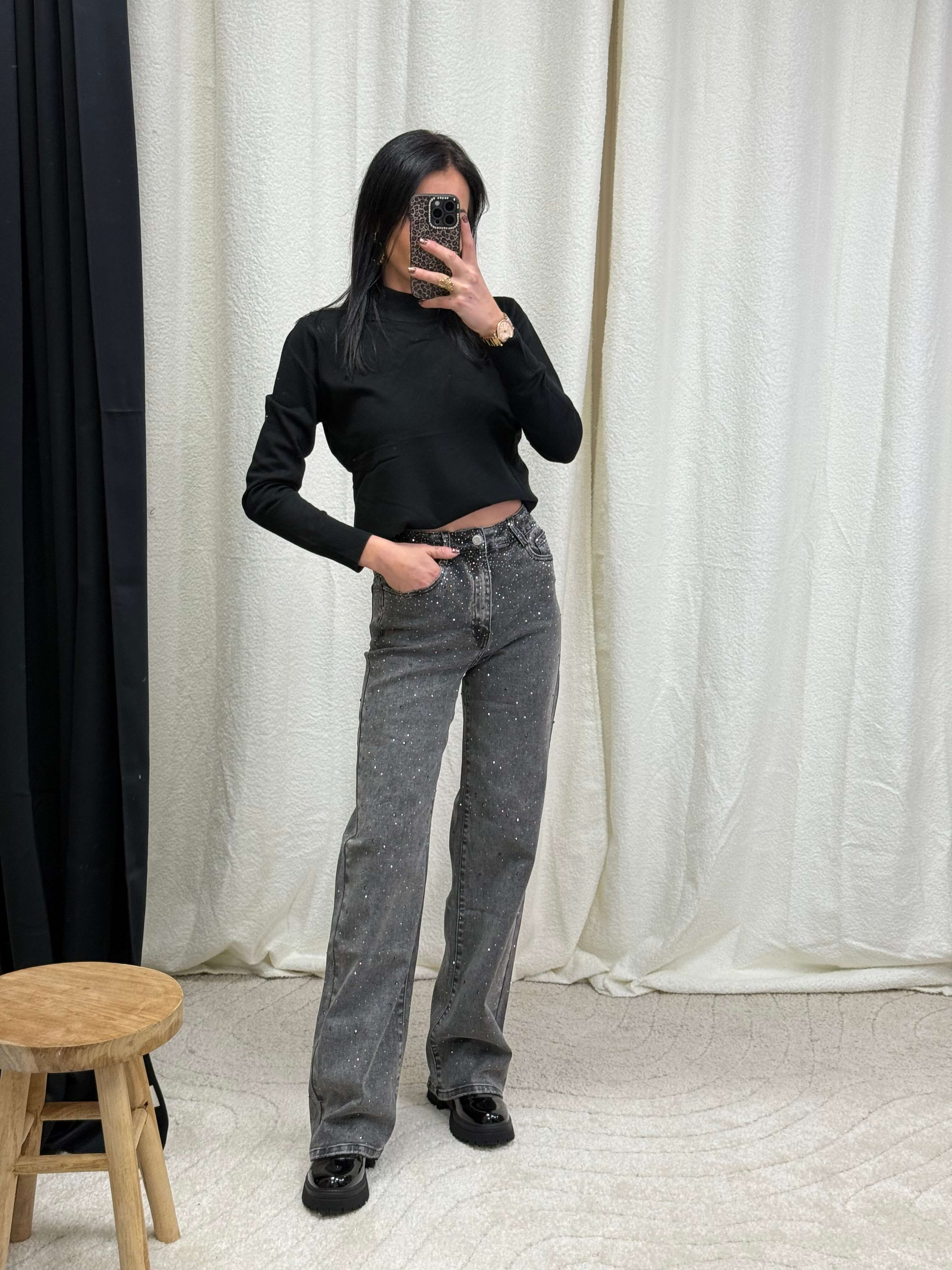 Jeans strass - Manon