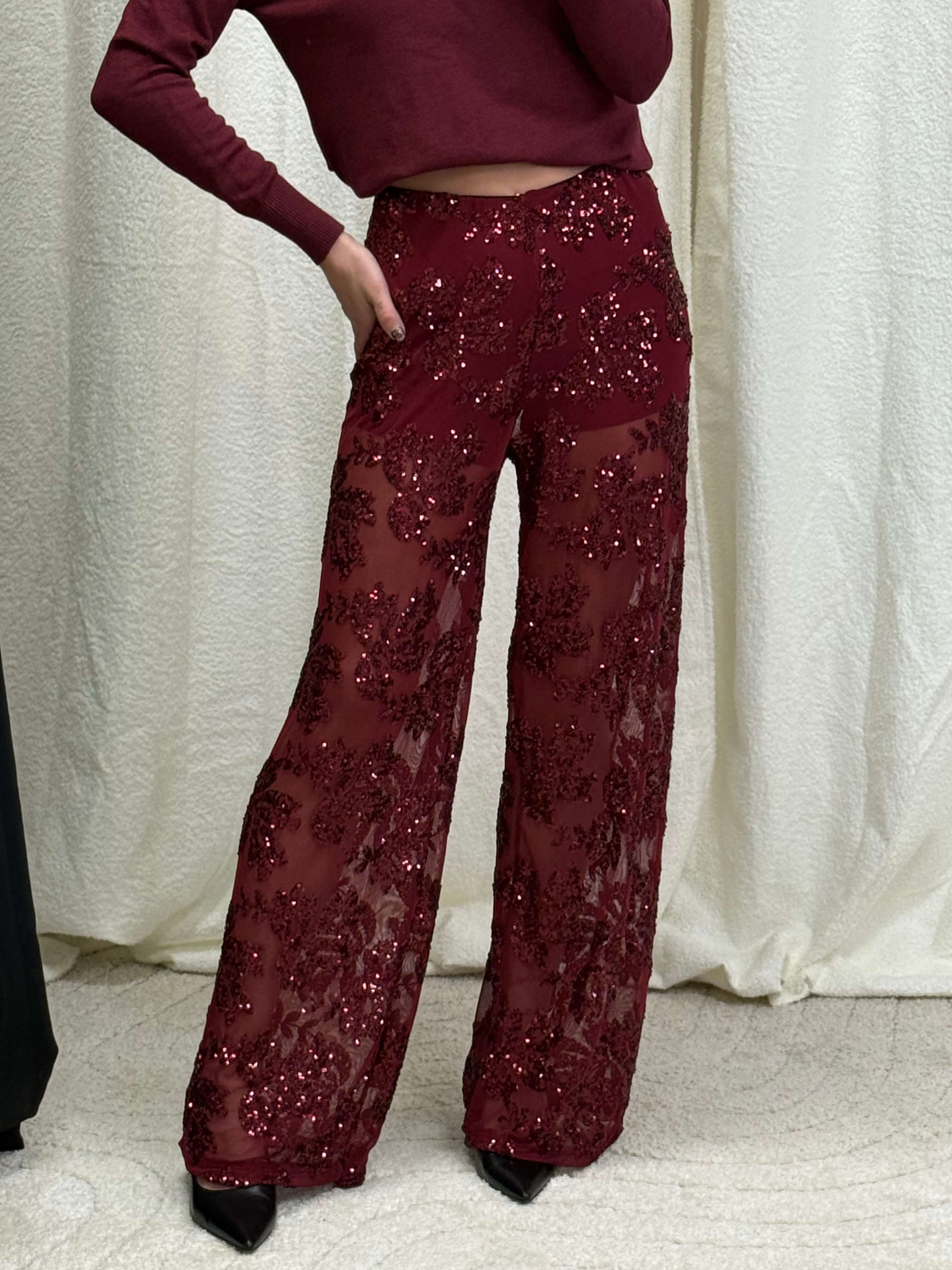 Pantalon sequins - Lisa