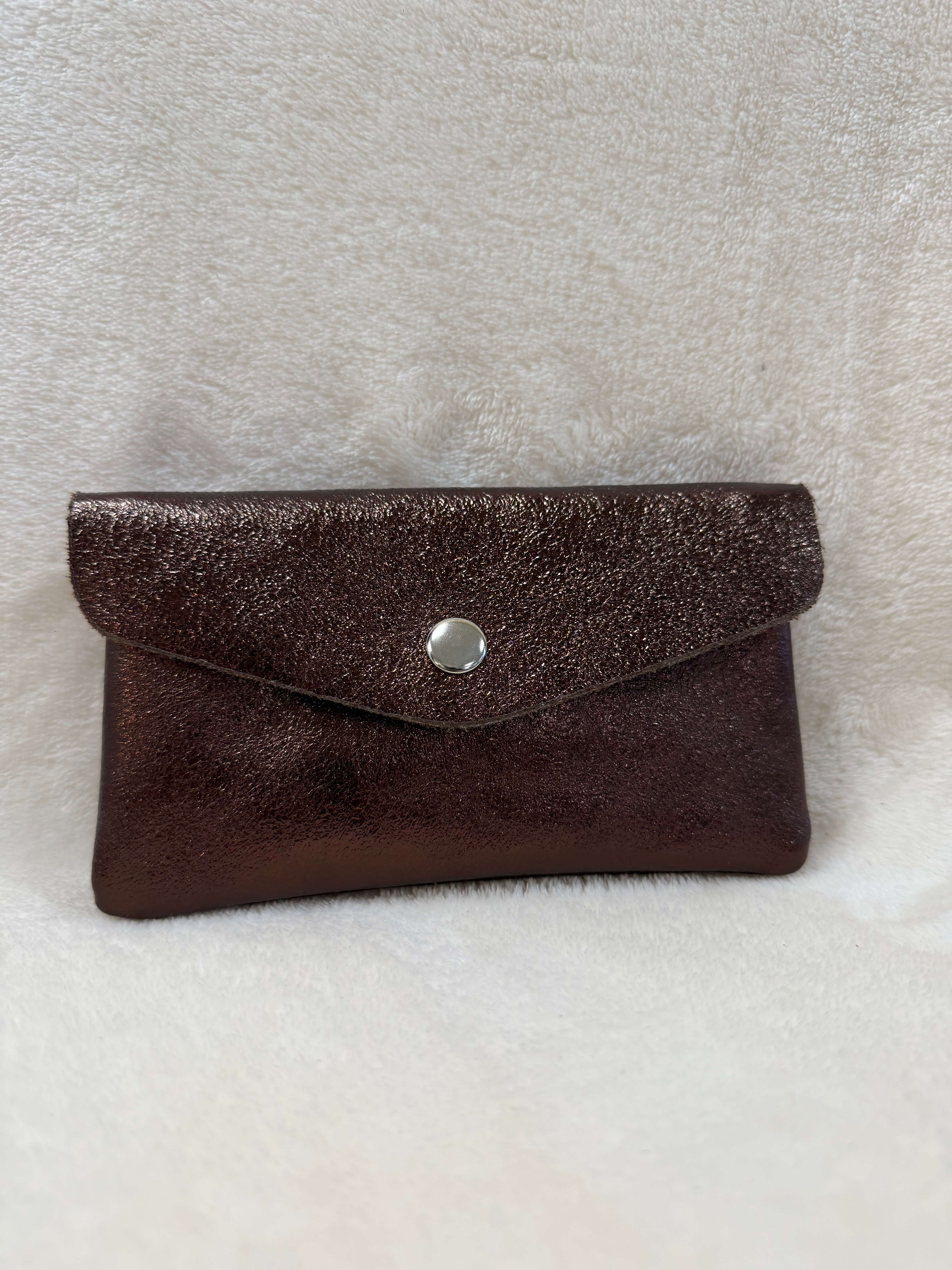 Porte monnaie en cuir XL