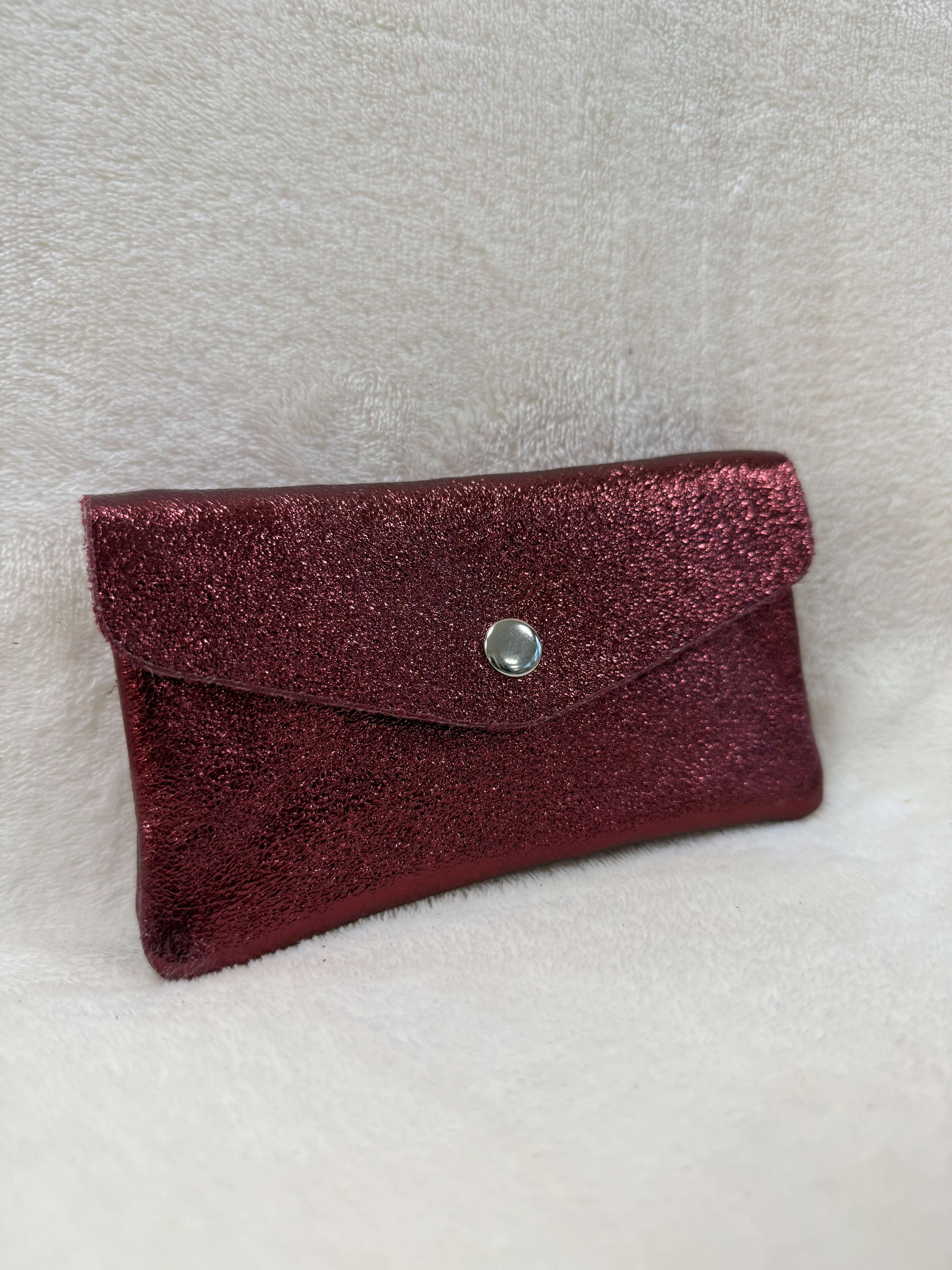 Porte monnaie en cuir XL