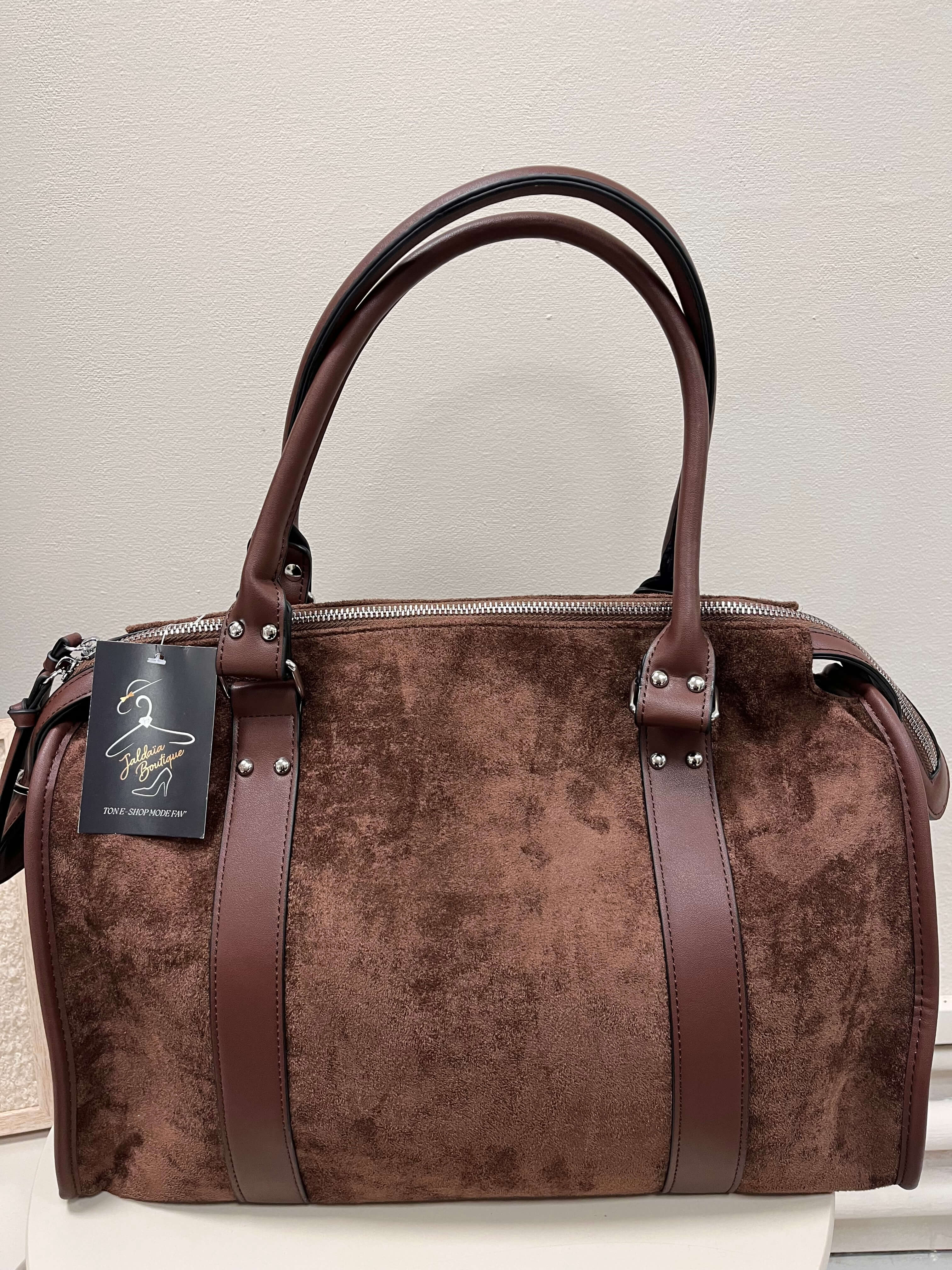 Sac à mains/bandoulière bi-matière