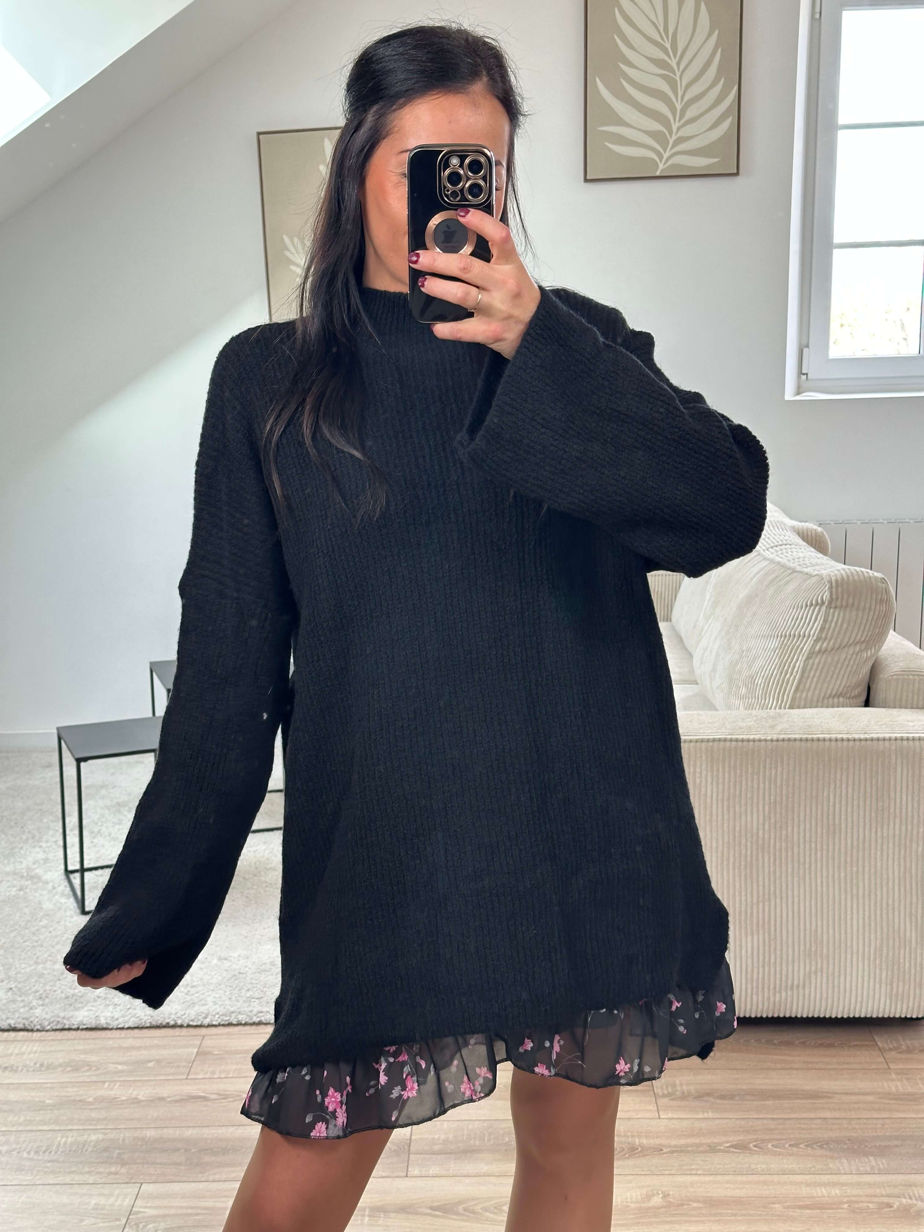 Pull oversize - Jade ( précommande coloris noir expédition max le 25/10)