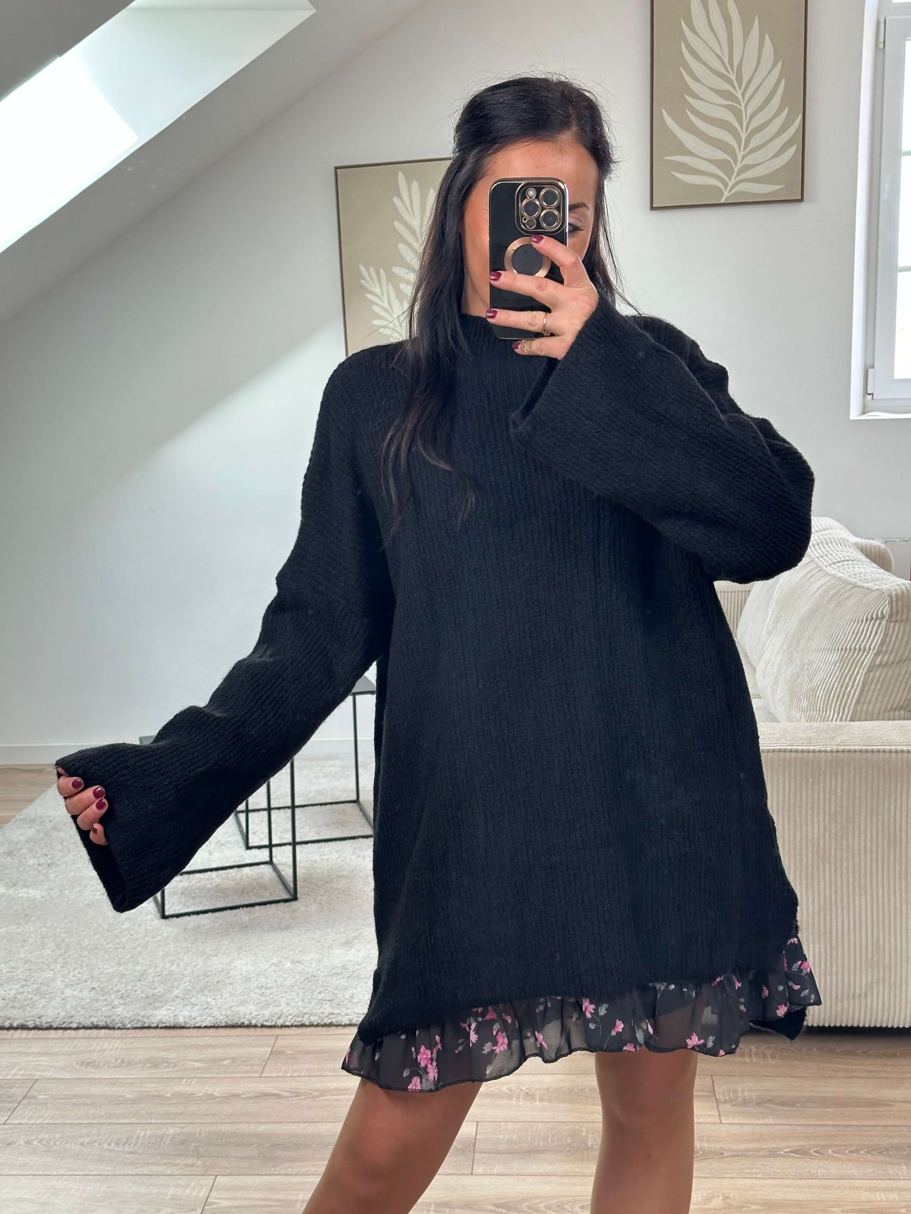 Pull oversize - Jade ( précommande coloris noir expédition max le 25/10)