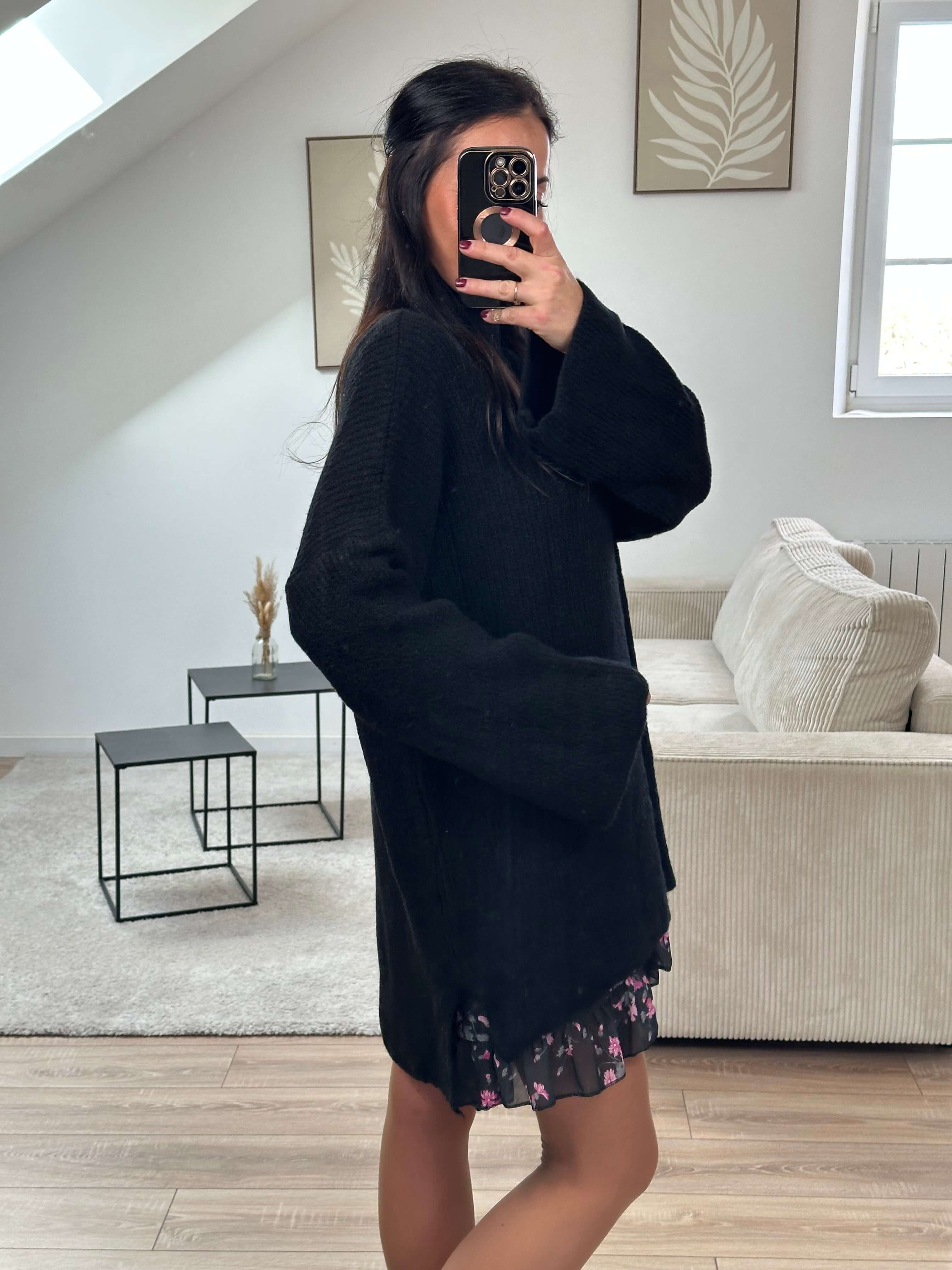 Pull oversize - Jade ( précommande coloris noir expédition max le 25/10)