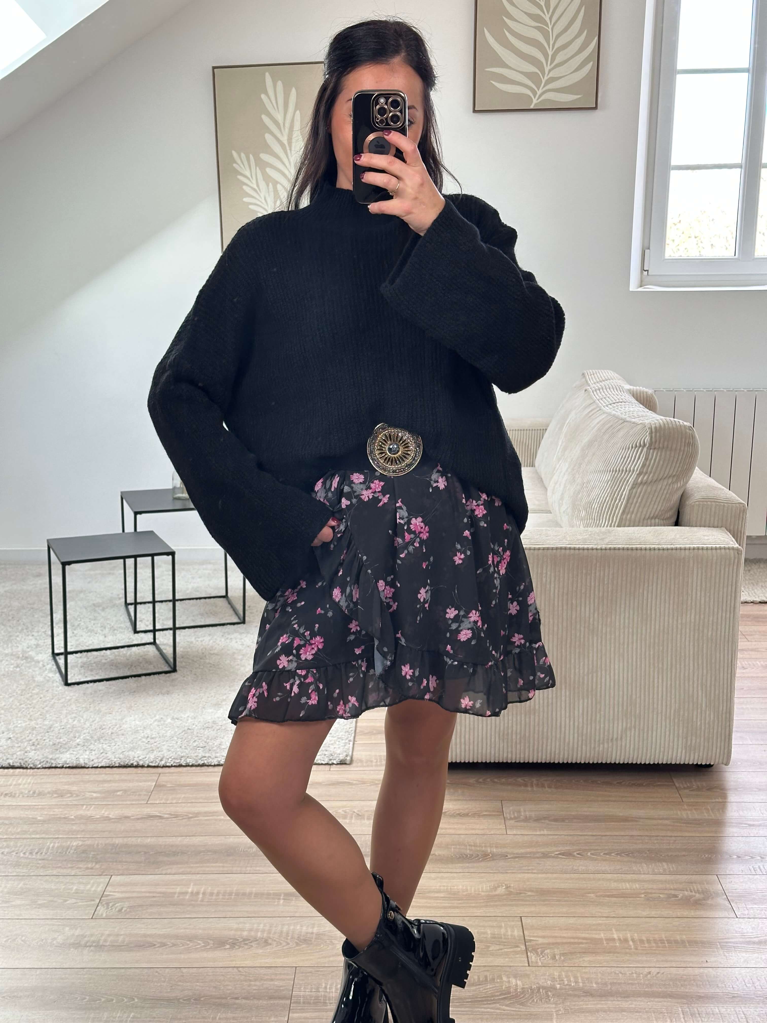 Pull oversize - Jade ( précommande coloris noir expédition max le 25/10)