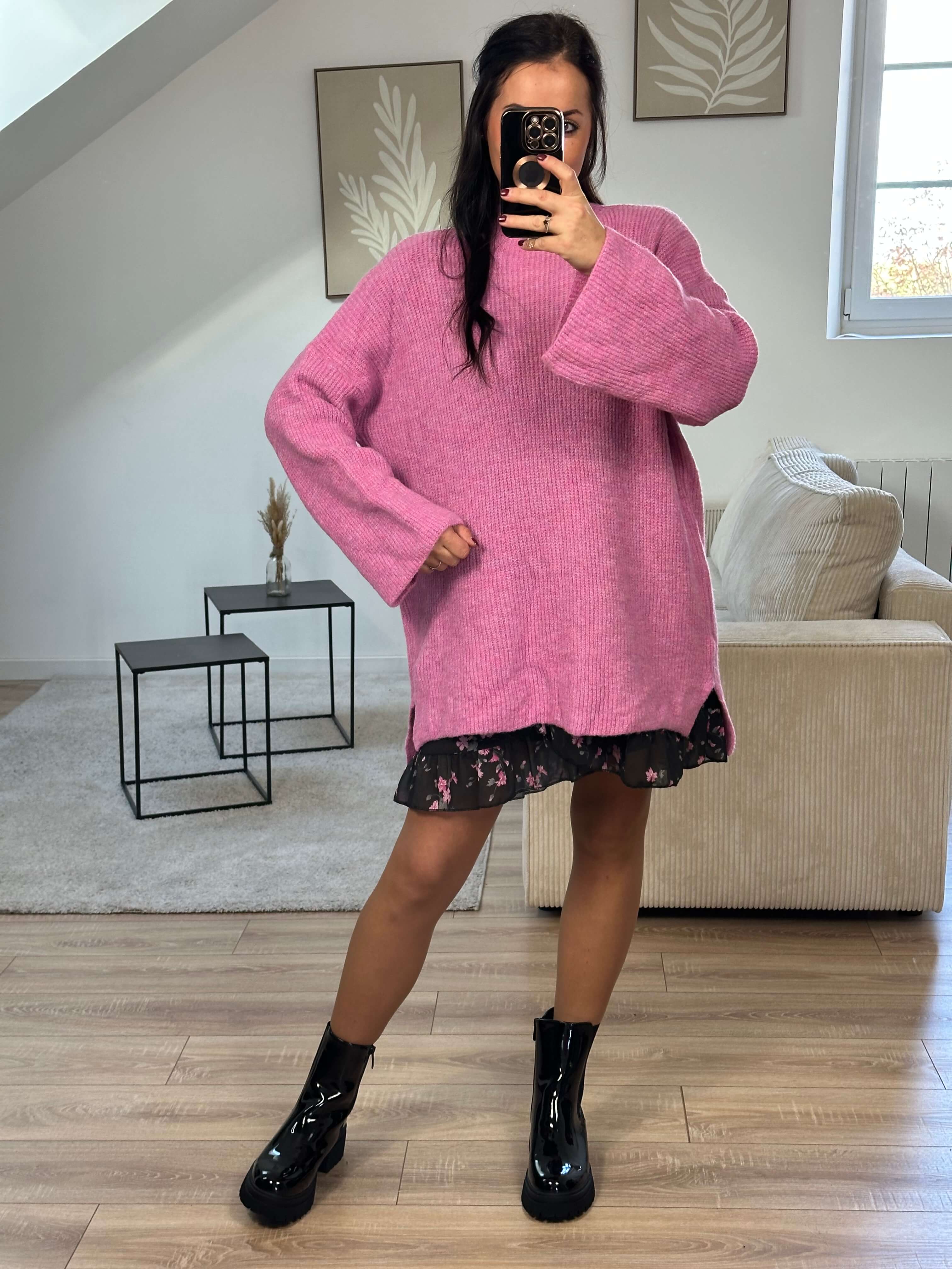 Pull oversize - Jade ( précommande coloris noir expédition max le 25/10)