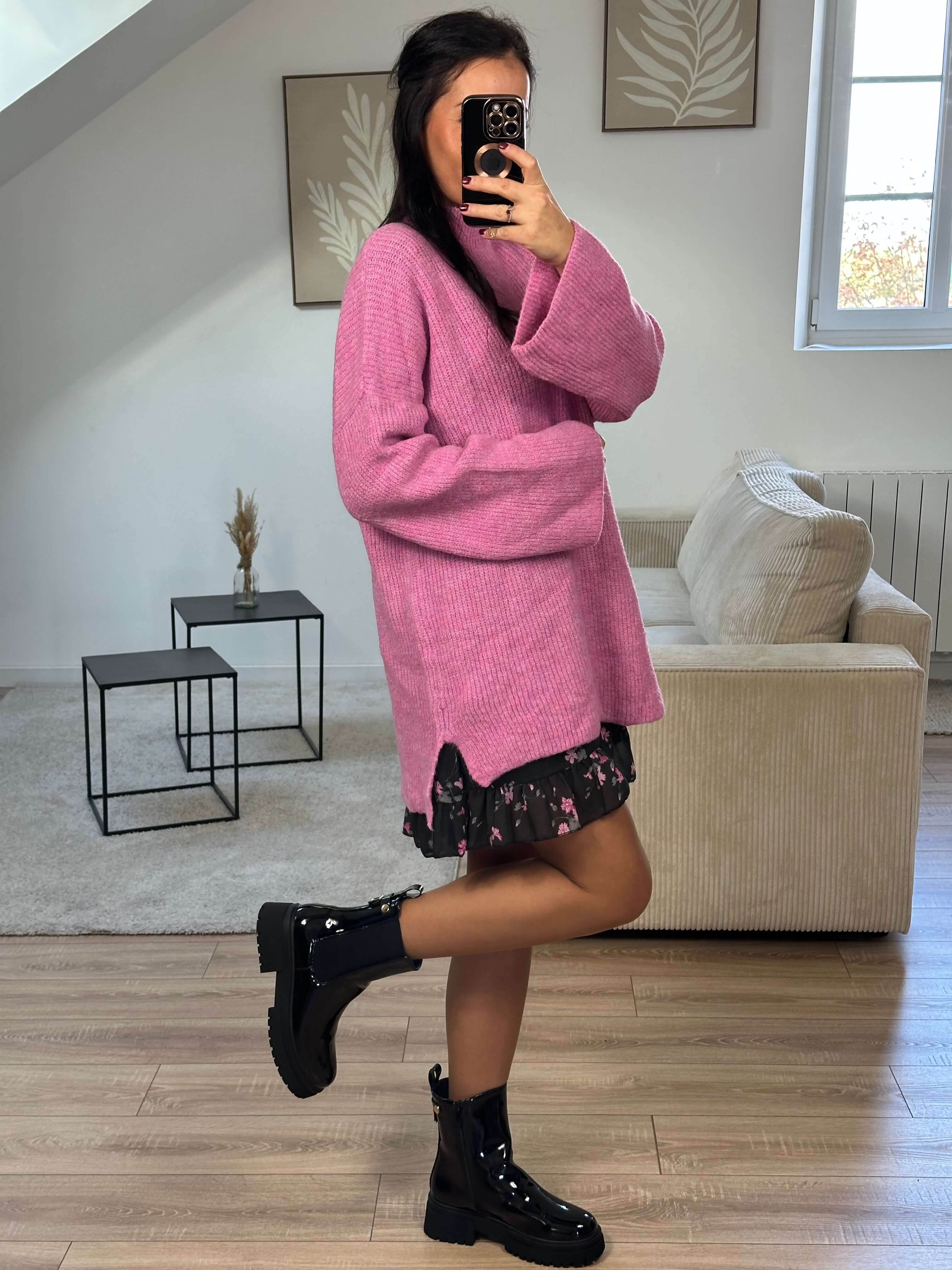 Pull oversize - Jade ( précommande coloris noir expédition max le 25/10)