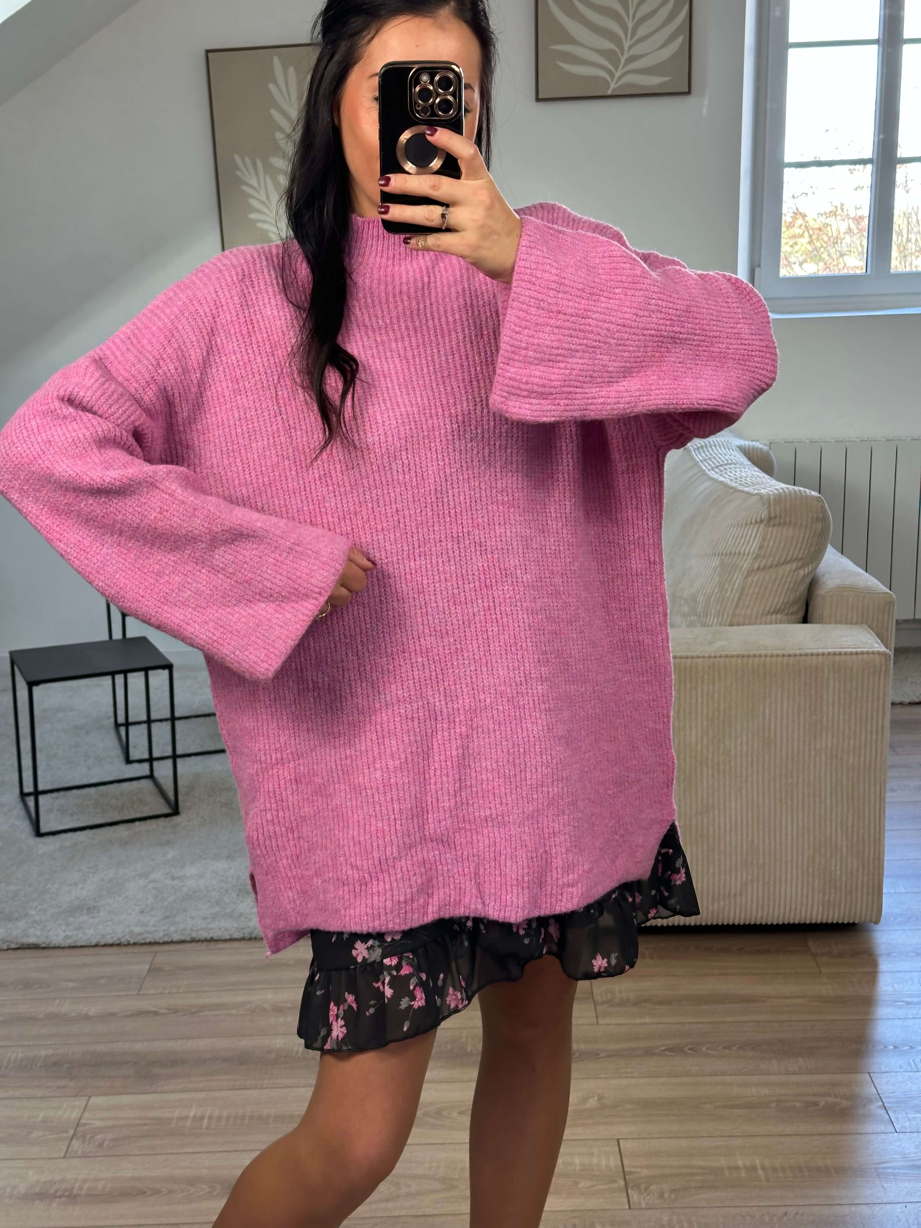 Pull oversize - Jade ( précommande coloris noir expédition max le 25/10)