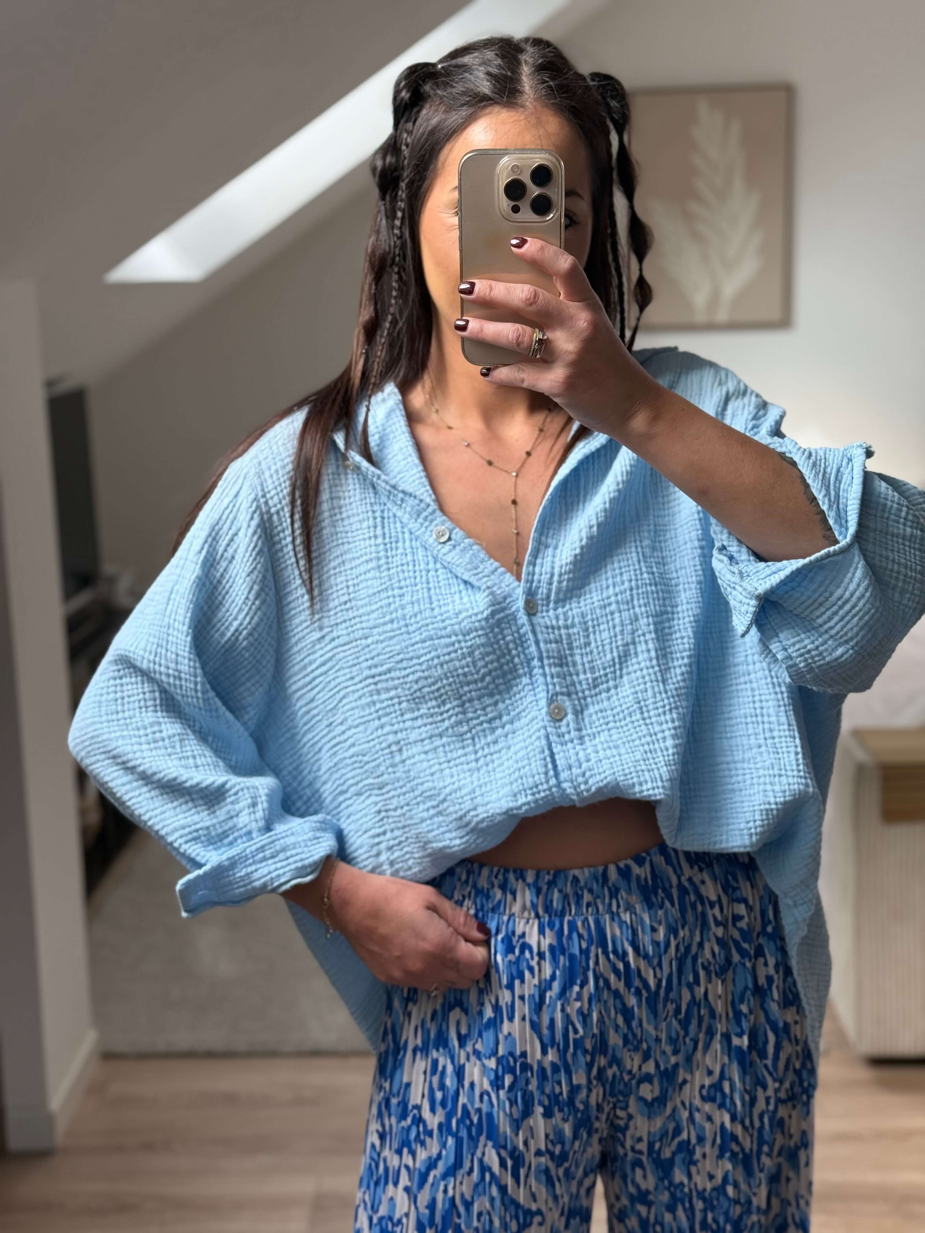Chemise en gaze de coton - Ève