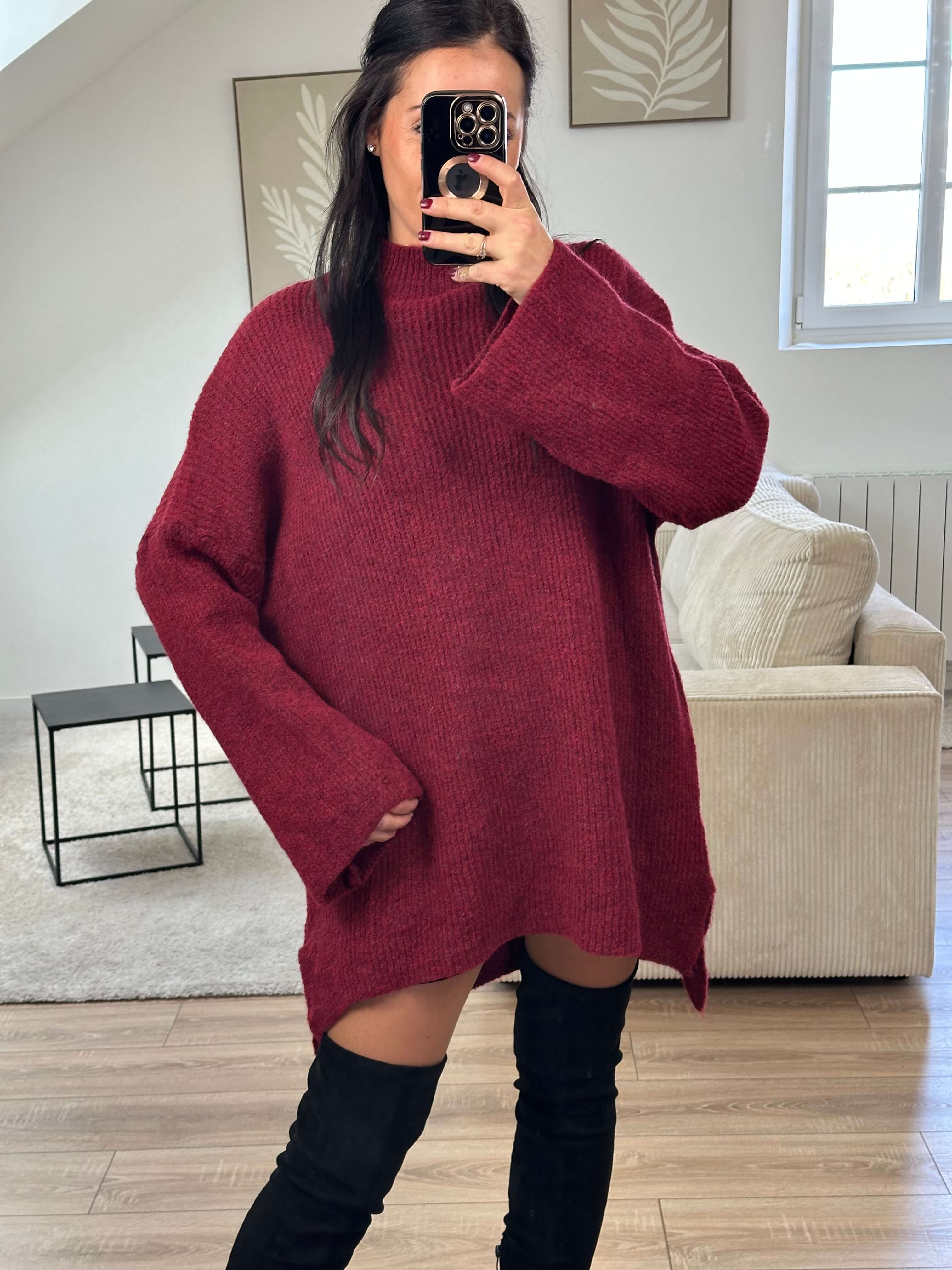 Pull oversize - Jade ( précommande coloris noir expédition max le 25/10)