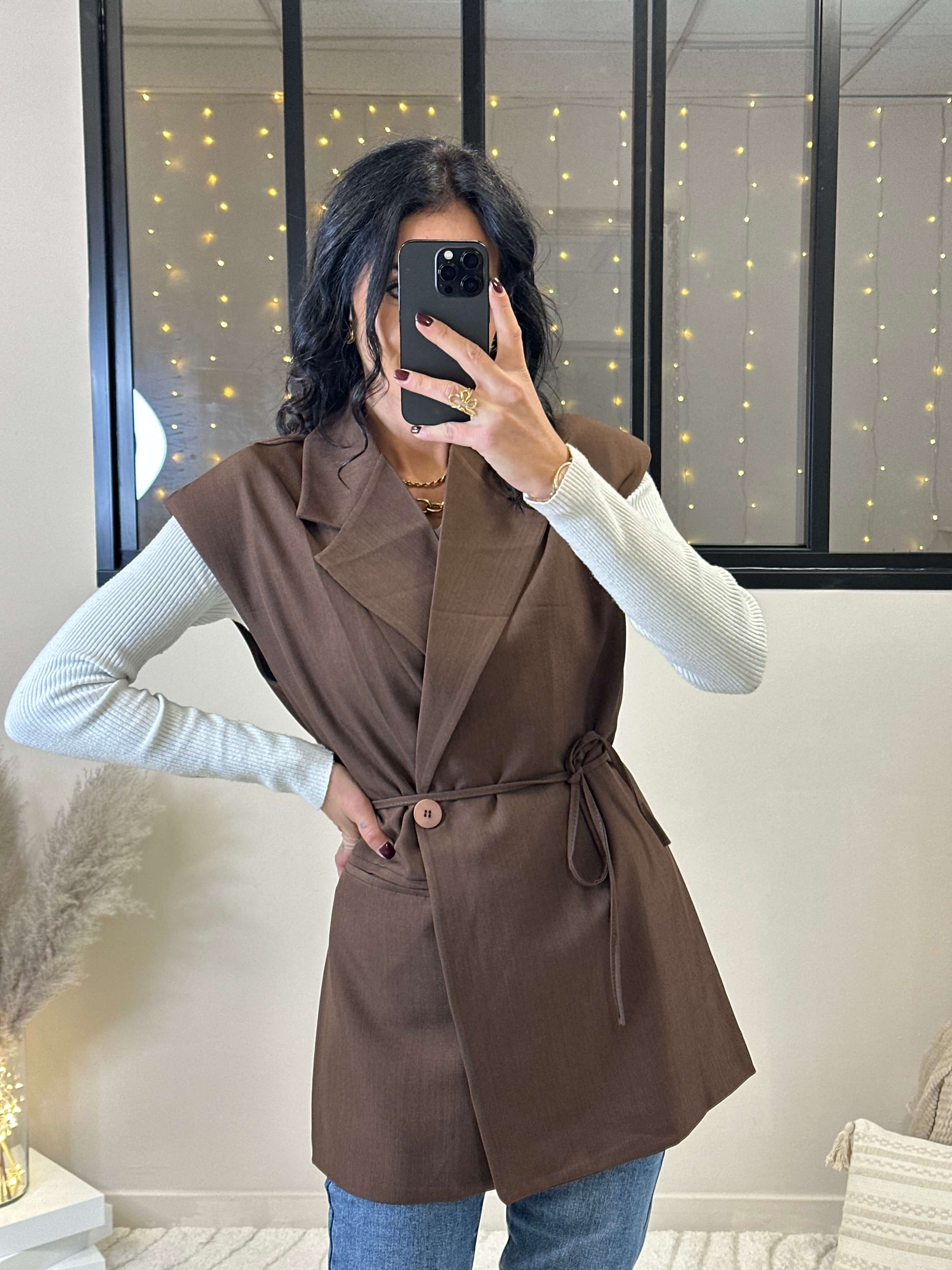 Blazer sans manches - Emilie