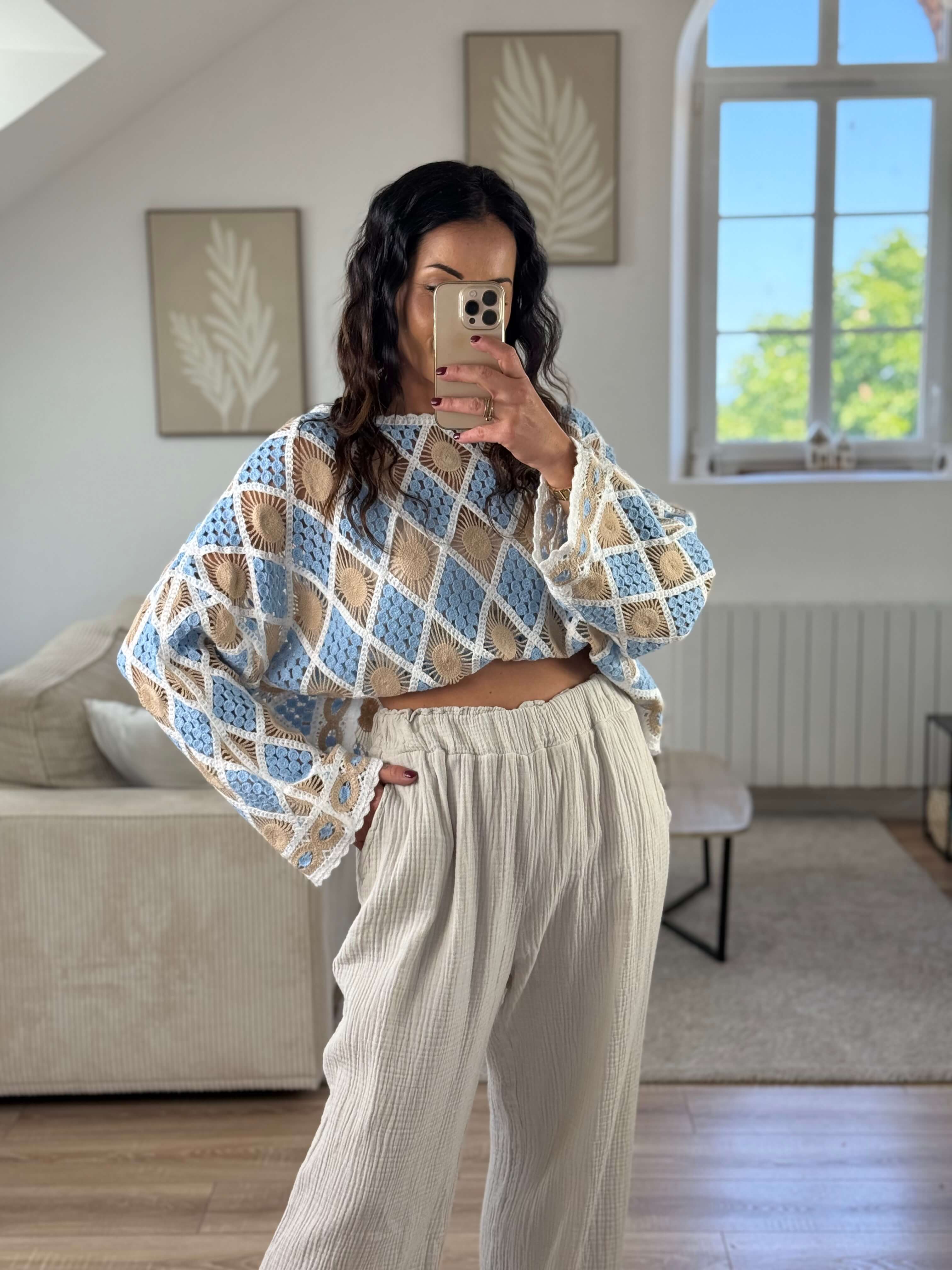 Pantalon gaz de coton - Frida
