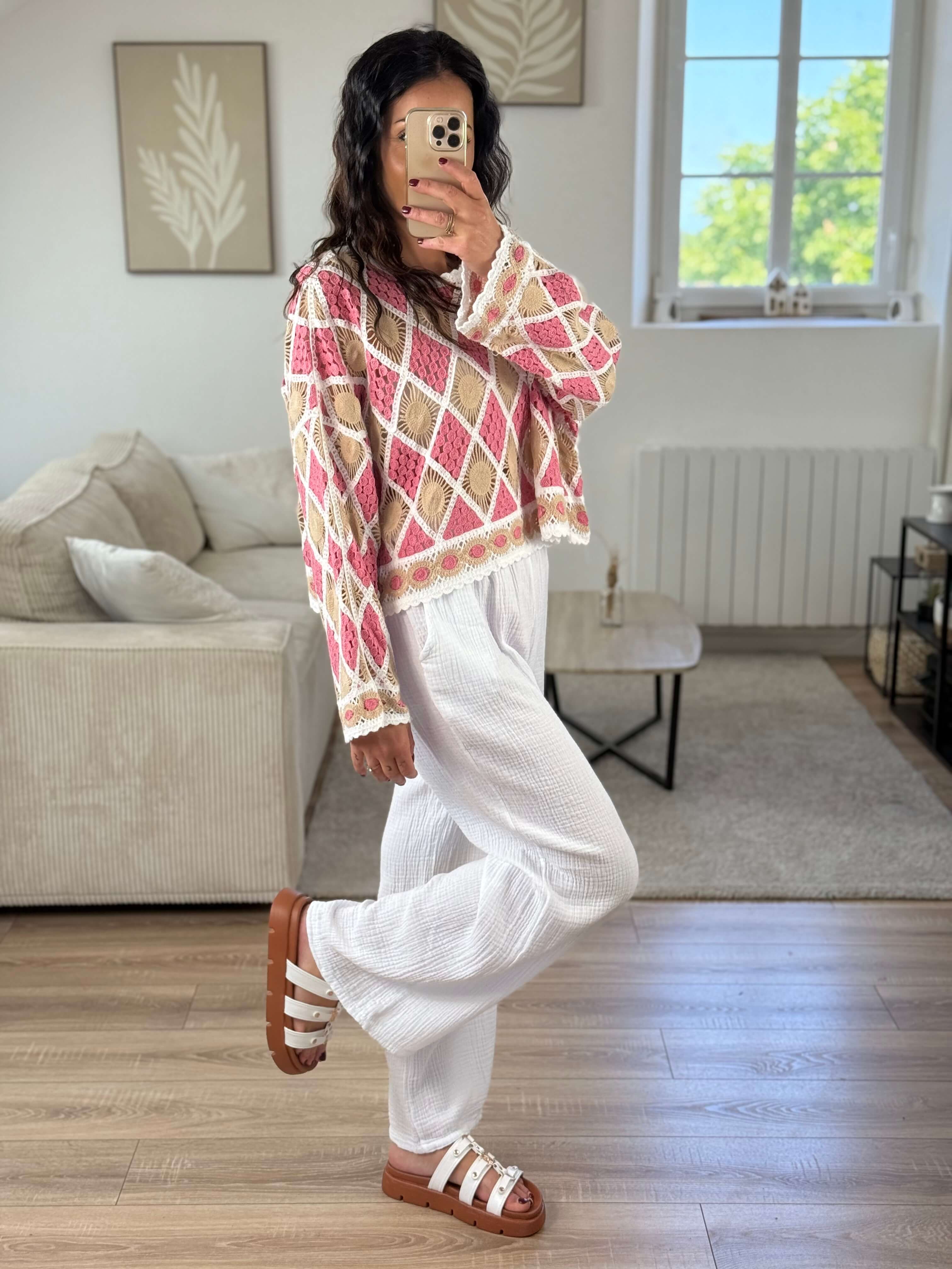 Pantalon gaz de coton - Frida