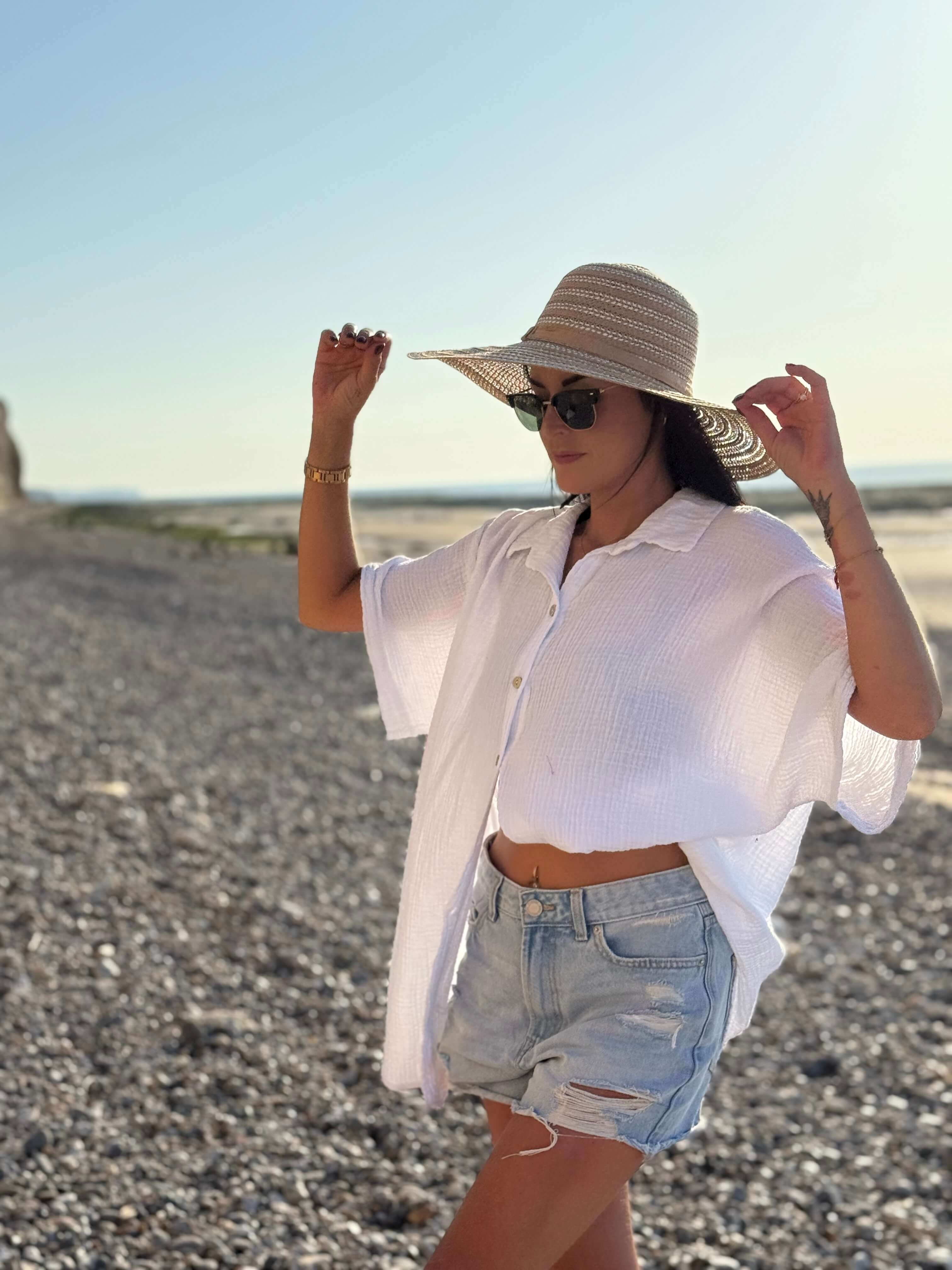 Chemise en gaze de coton - Clemencia