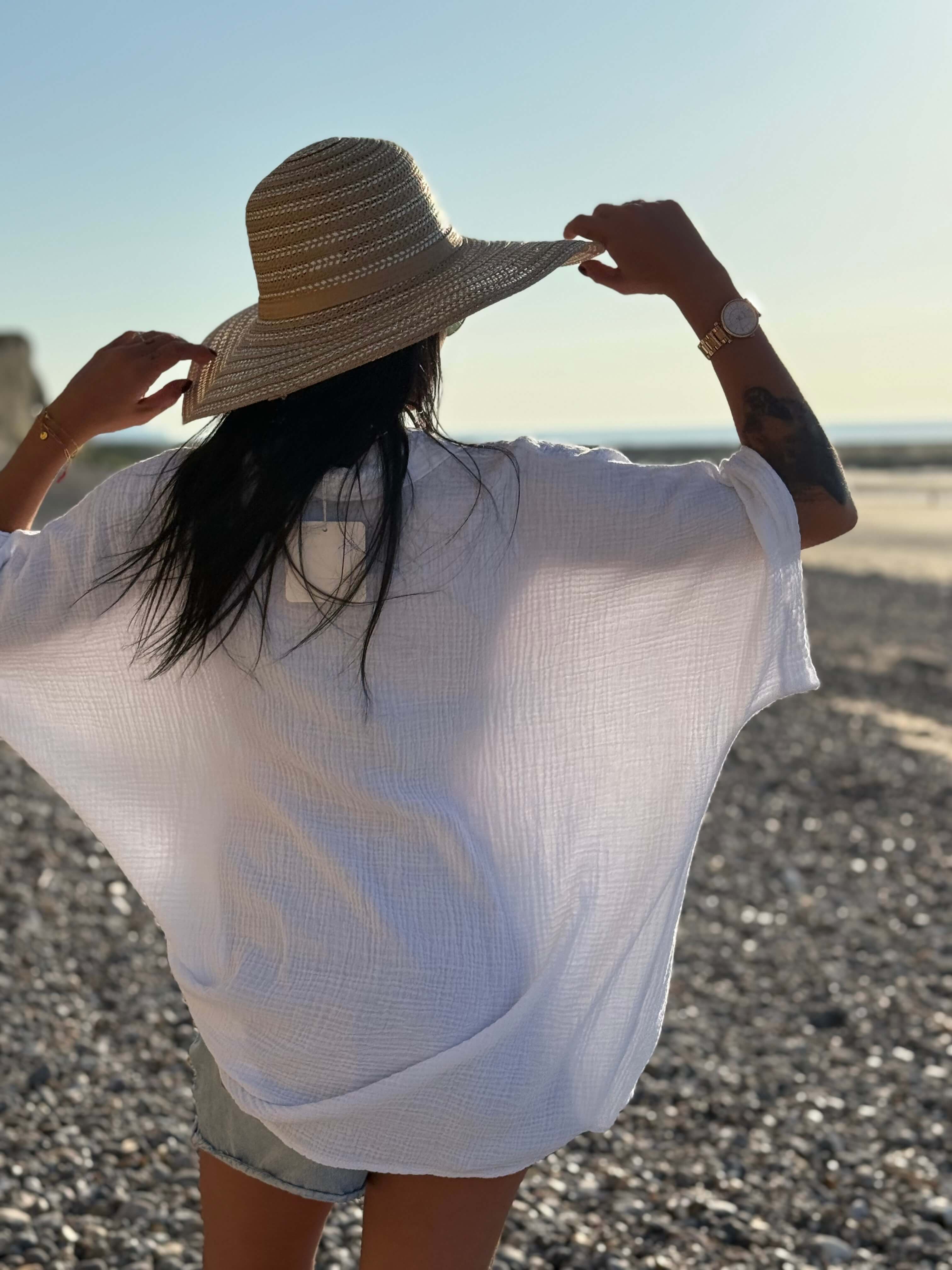 Chemise en gaze de coton - Clemencia