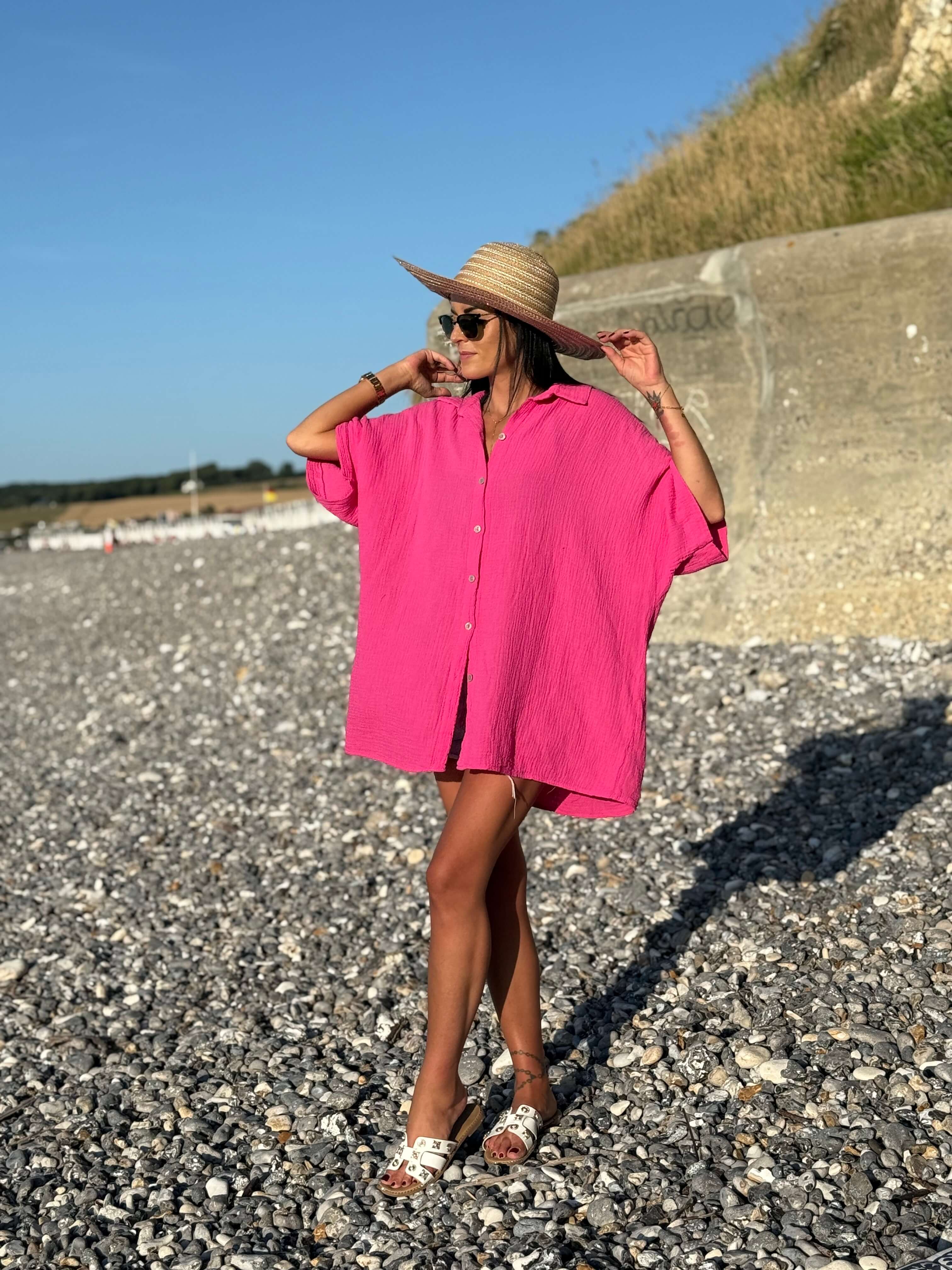 Chemise en gaze de coton - Clemencia