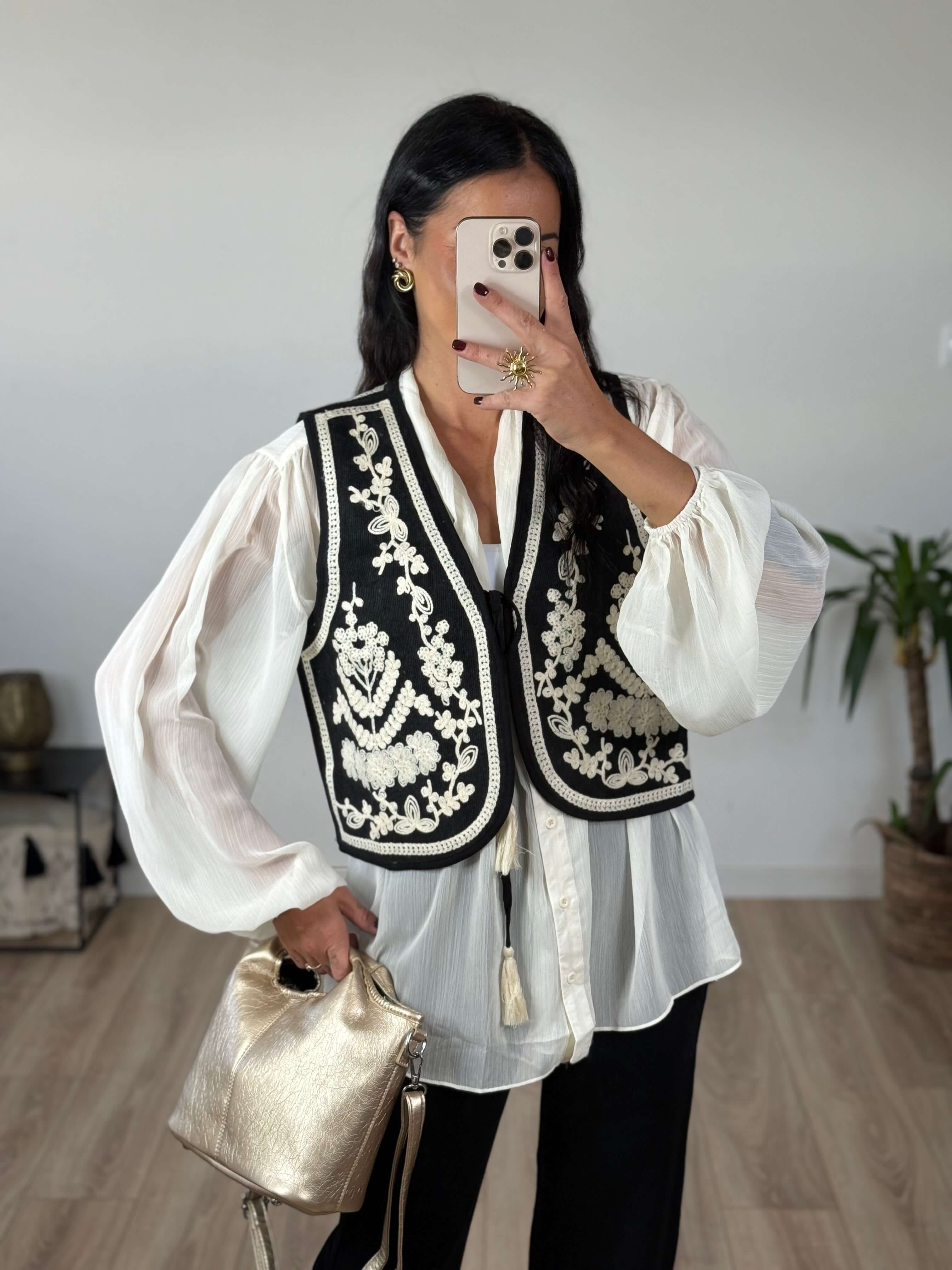 Gilet sans manches- Olyvia