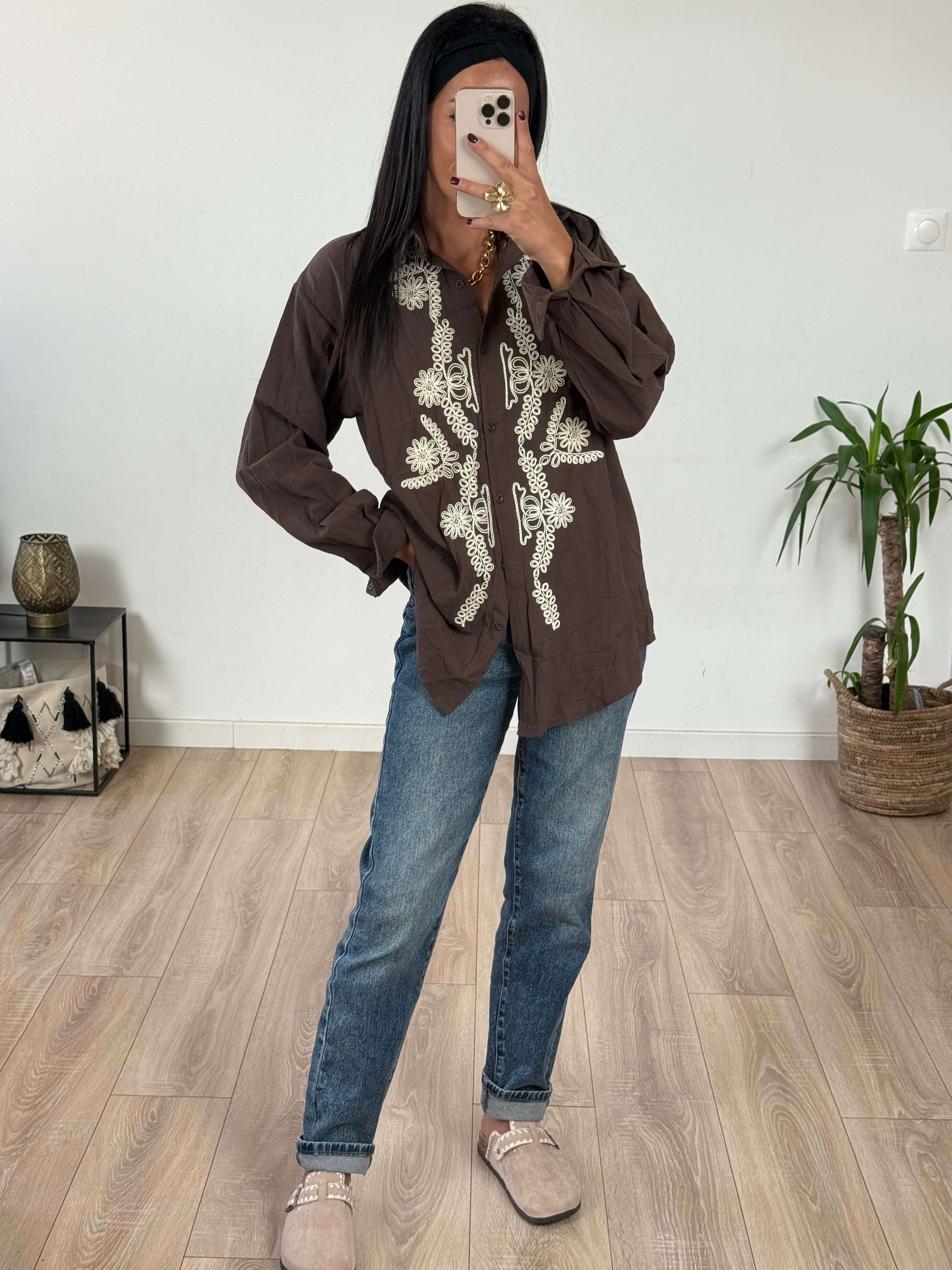 Chemise brodé - Cassandra