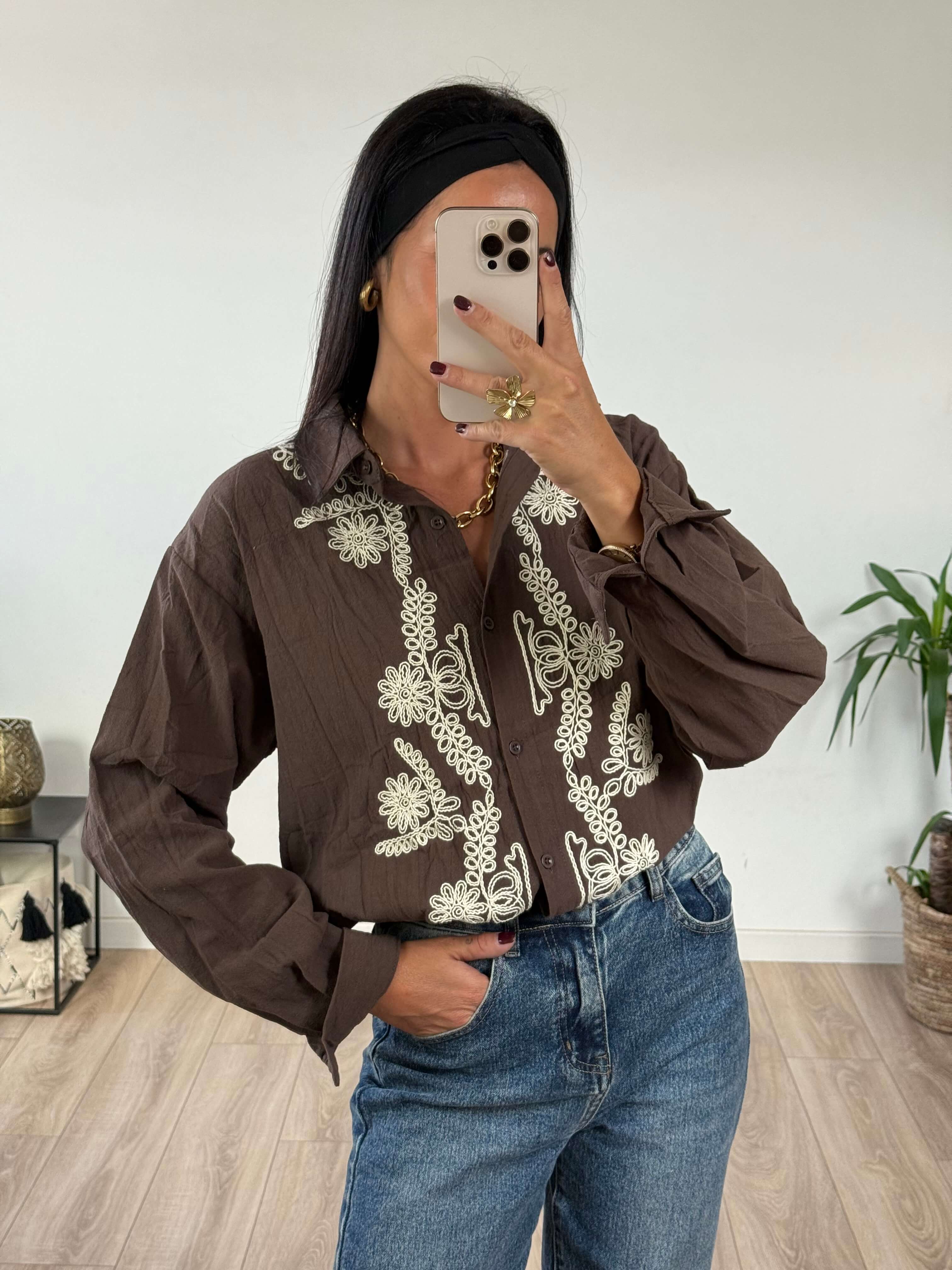 Chemise brodé - Cassandra