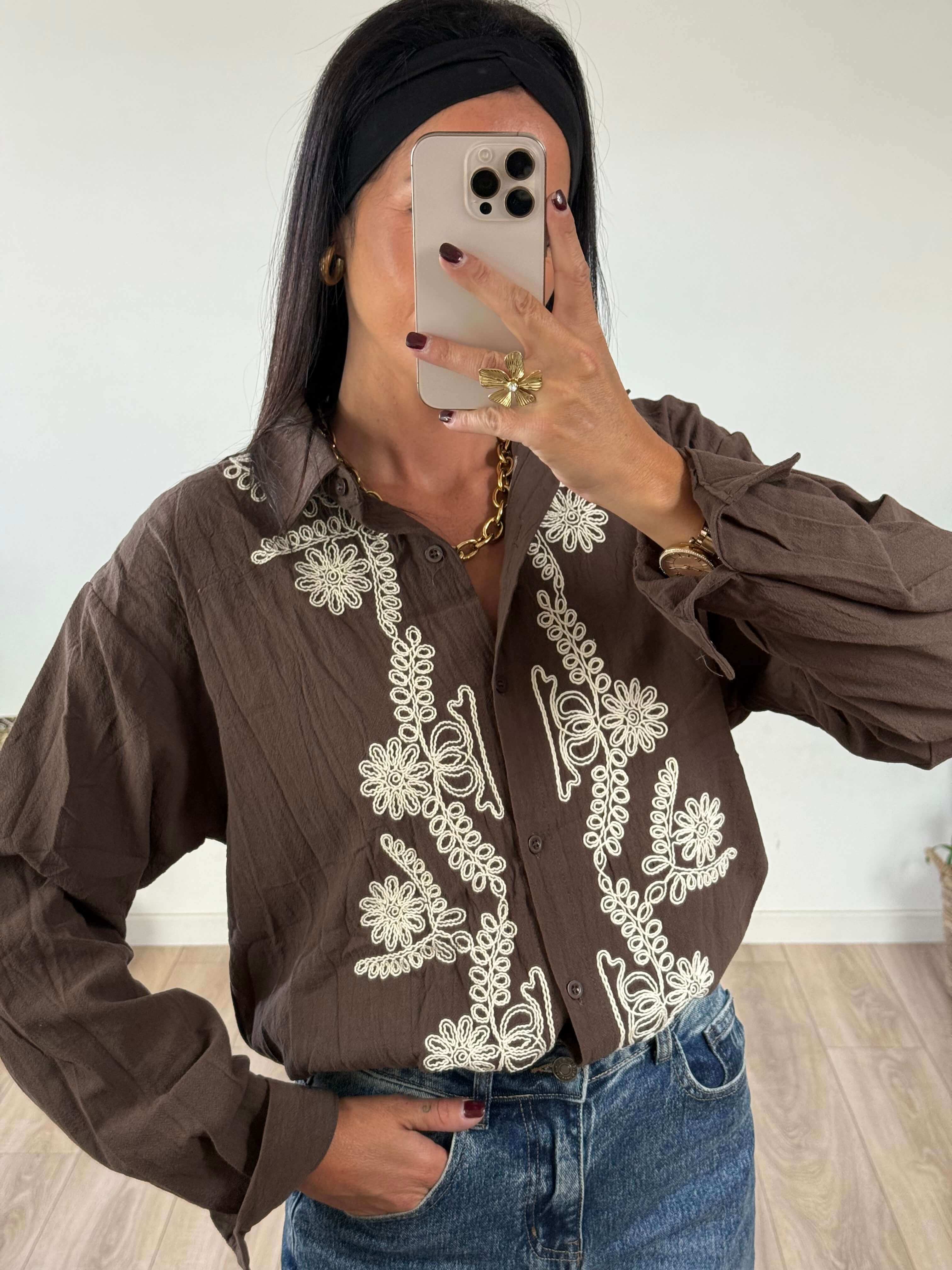 Chemise brodé - Cassandra