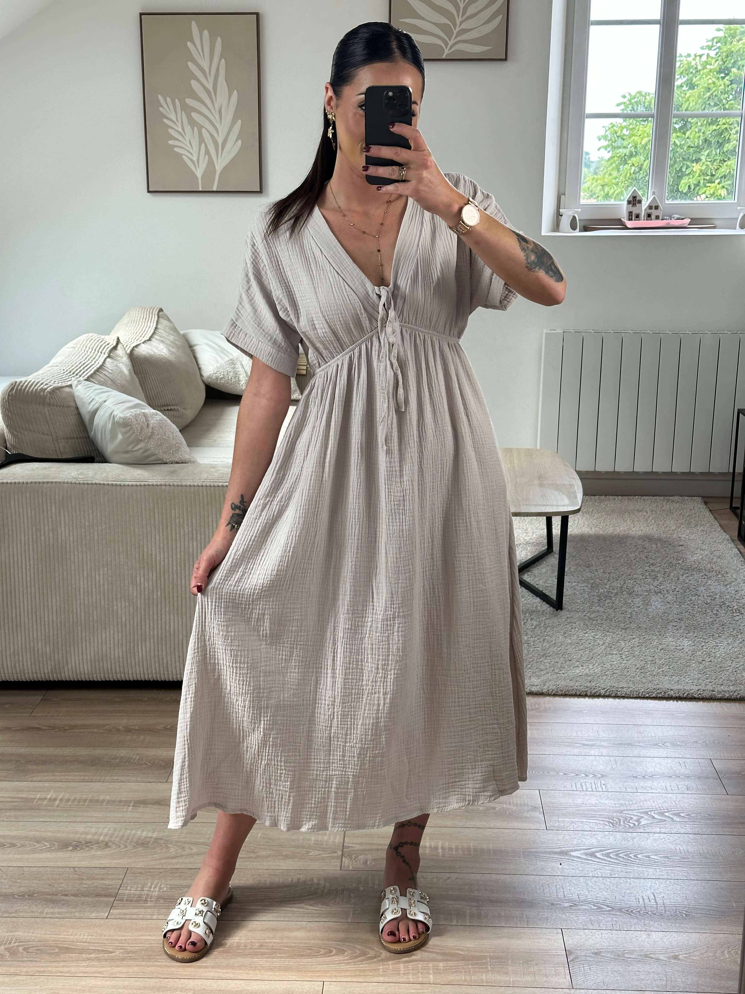 Robe gaze de coton - Louise